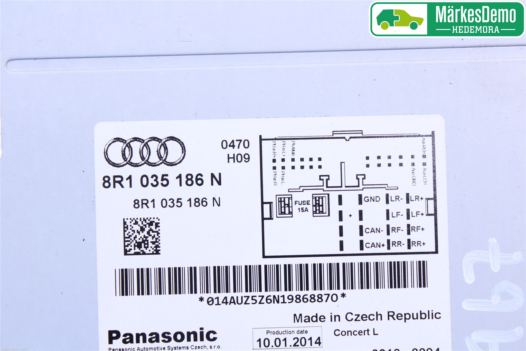 Audi A5 07-16 Cd Radio - Multimediapanel