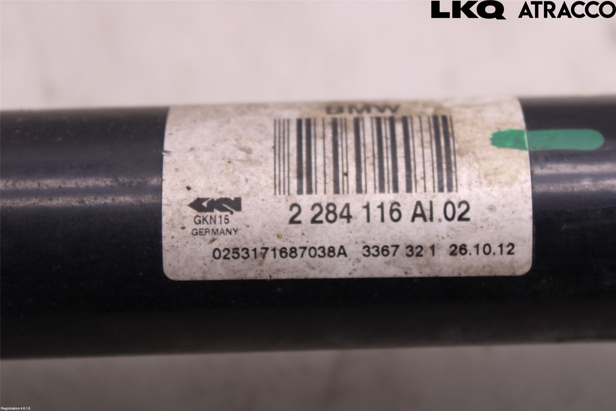 BMW 5 F10/F11/F18 09-17 Drivaxel Bak Höger