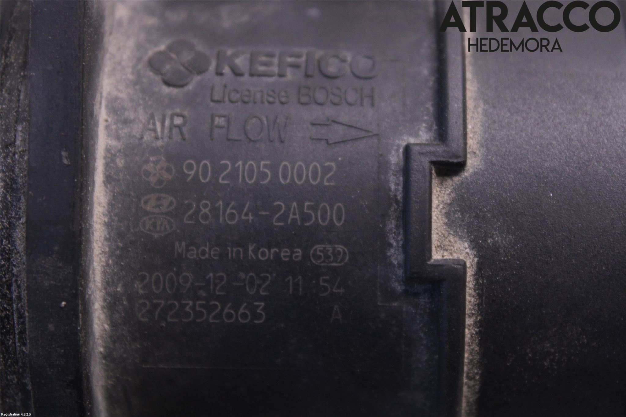 Kia VENGA 10-19 Injluftmassamätare