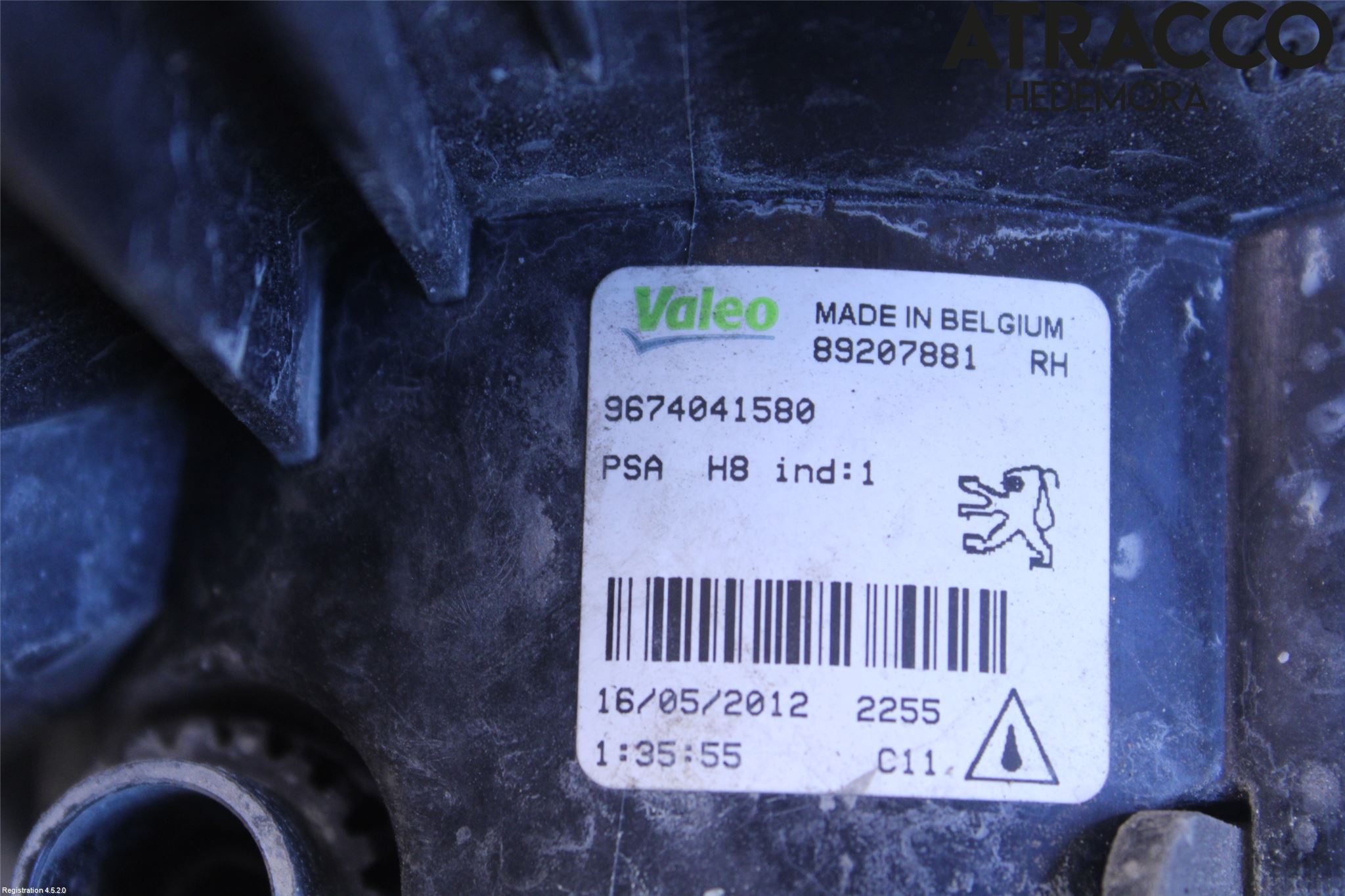 Peugeot 308 08-13 Dimljus-Varselljus Fram