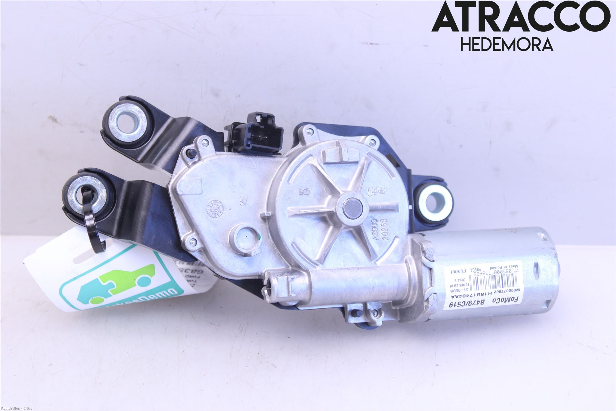 Ford FIESTA (VII) 18-23 Torkarmotor Baklucka