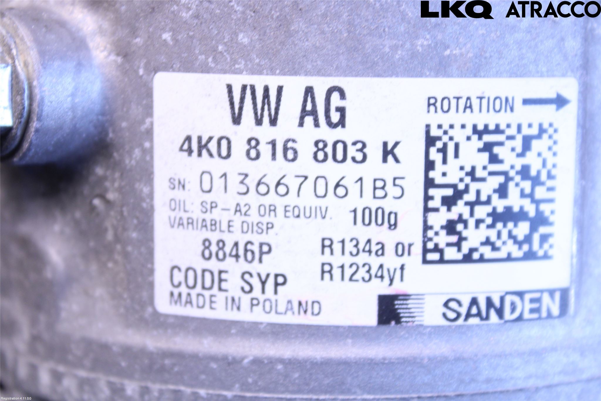 Audi A6 F2/C8 19- Ac Kompressor