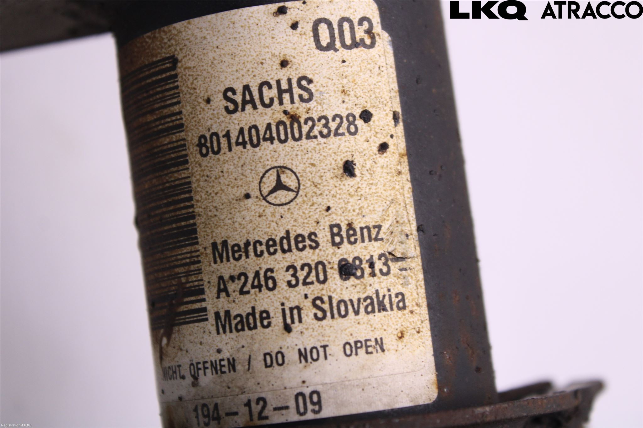 Mercedes-Benz MB B-KLASS (W246/W242) 12-19 Fjäderben Fram Höger