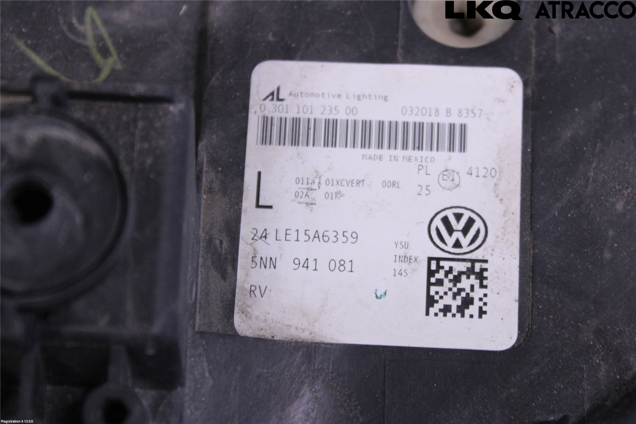 Volkswagen VW TIGUAN ALLSPACE 18- Strålkastare