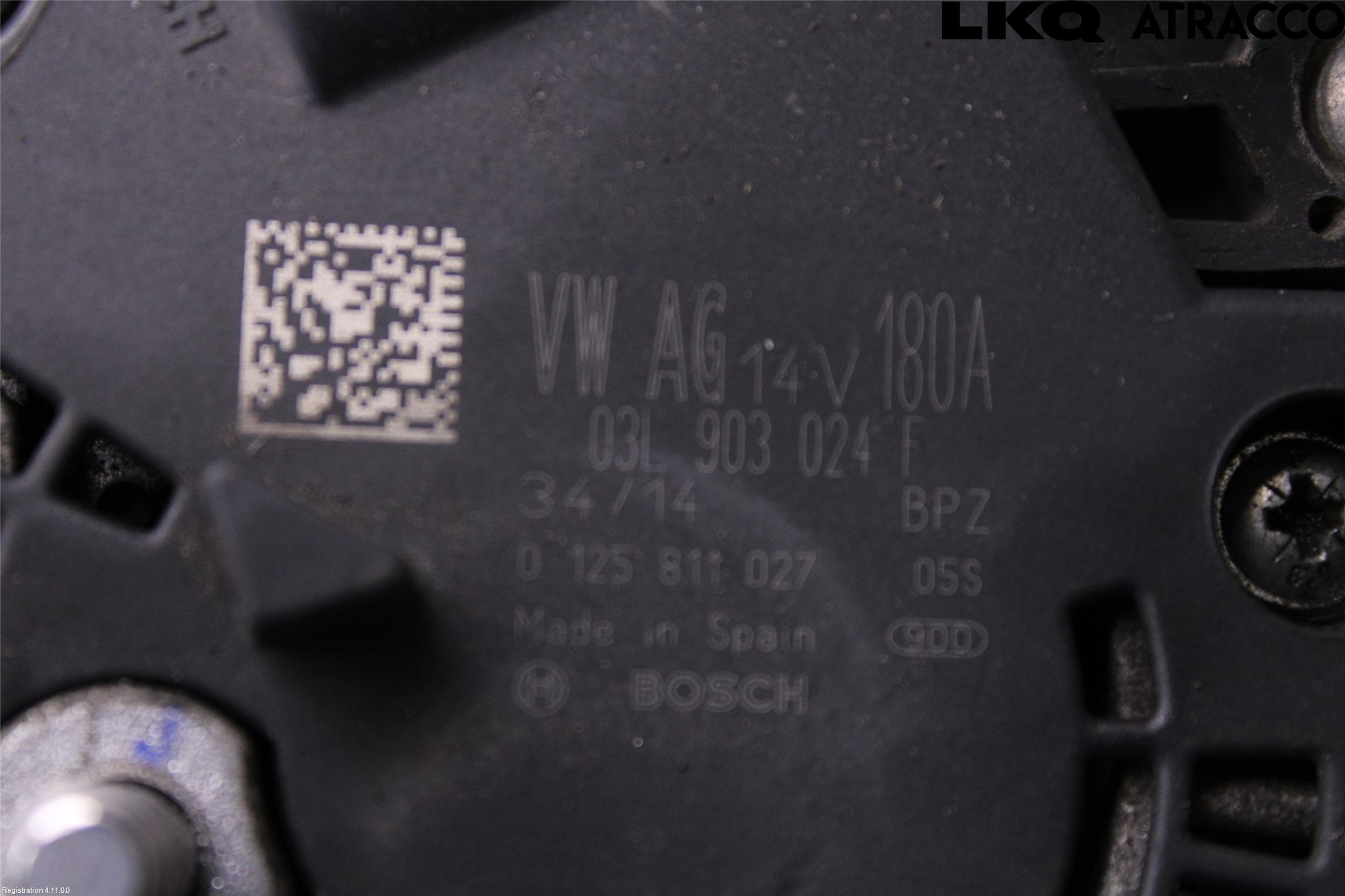 Volkswagen VW PASSAT 11-14 Generator