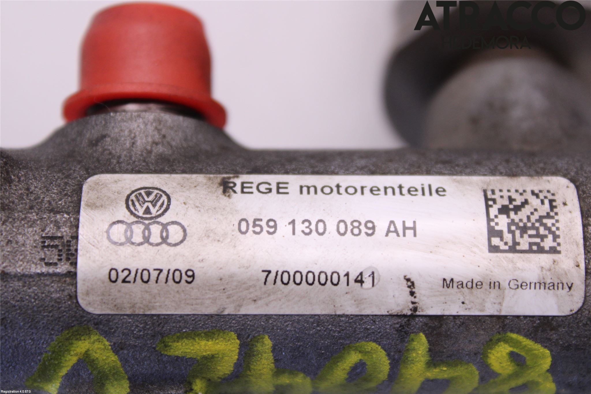 Audi A5 07-16 Inj. Fuelrail