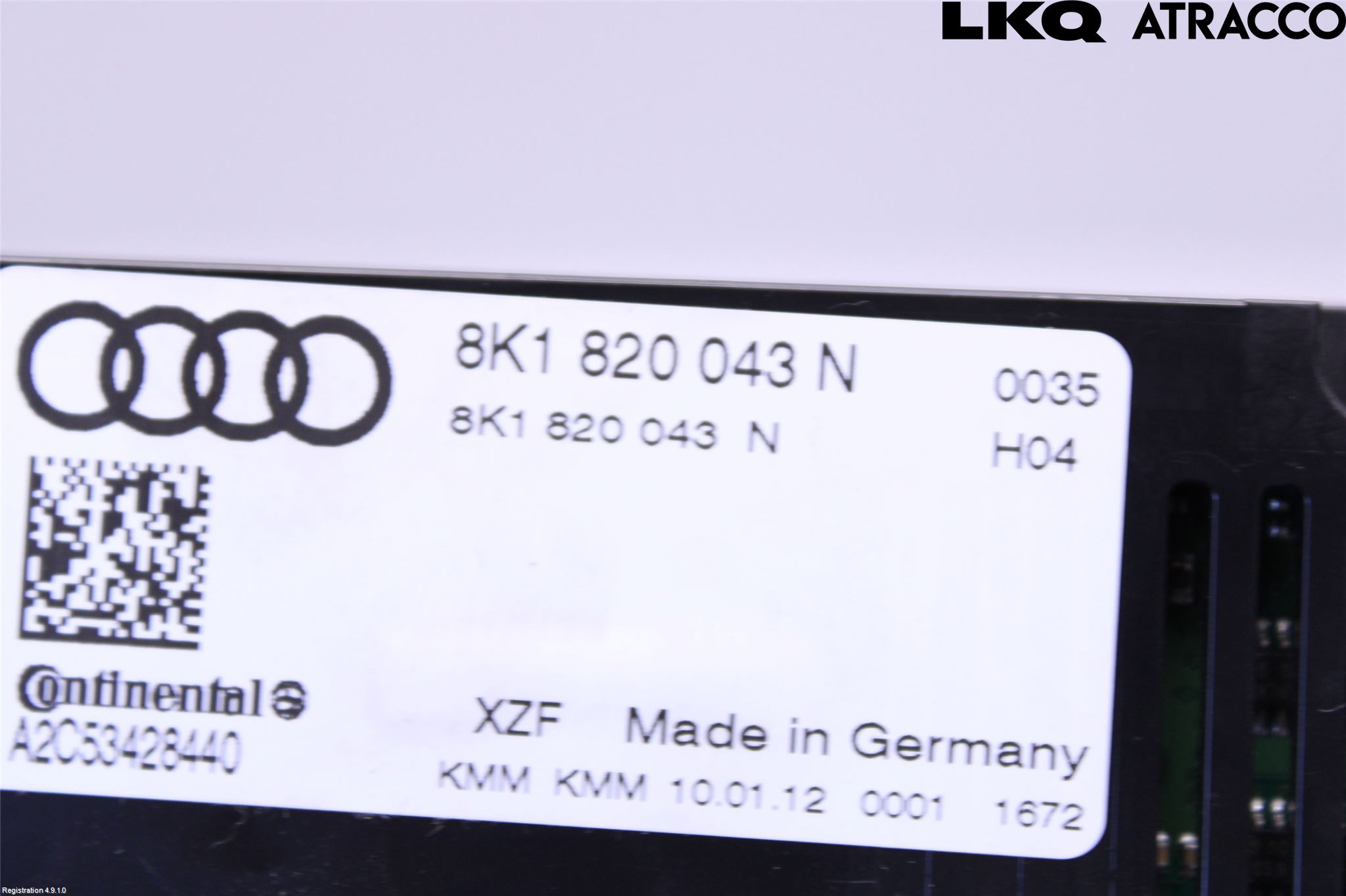 Audi A5 07-16 Ac Styrenhet Ac Manöveren