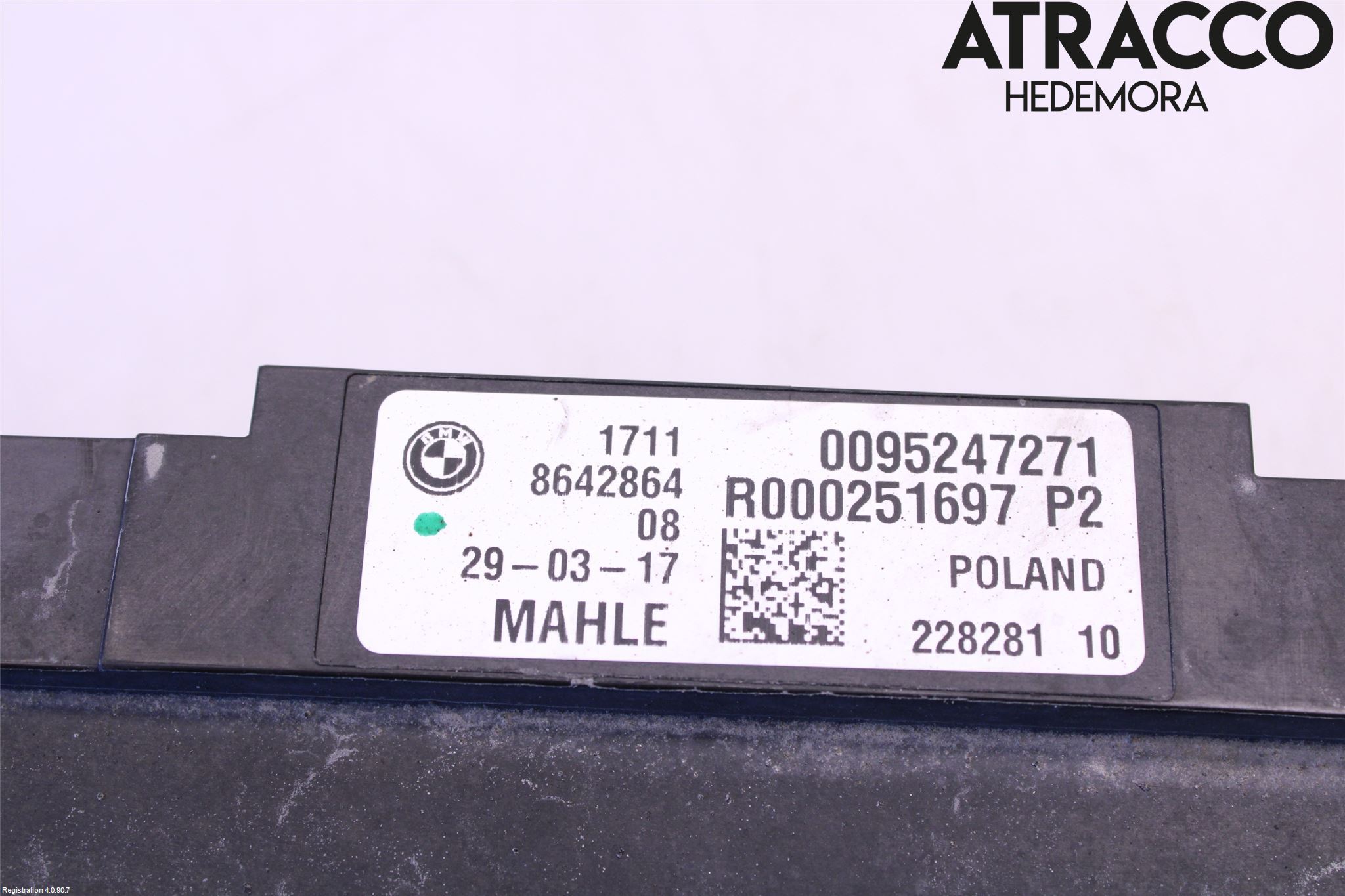 BMW 5 G30/G31/F90 17-23 Täckplast Front