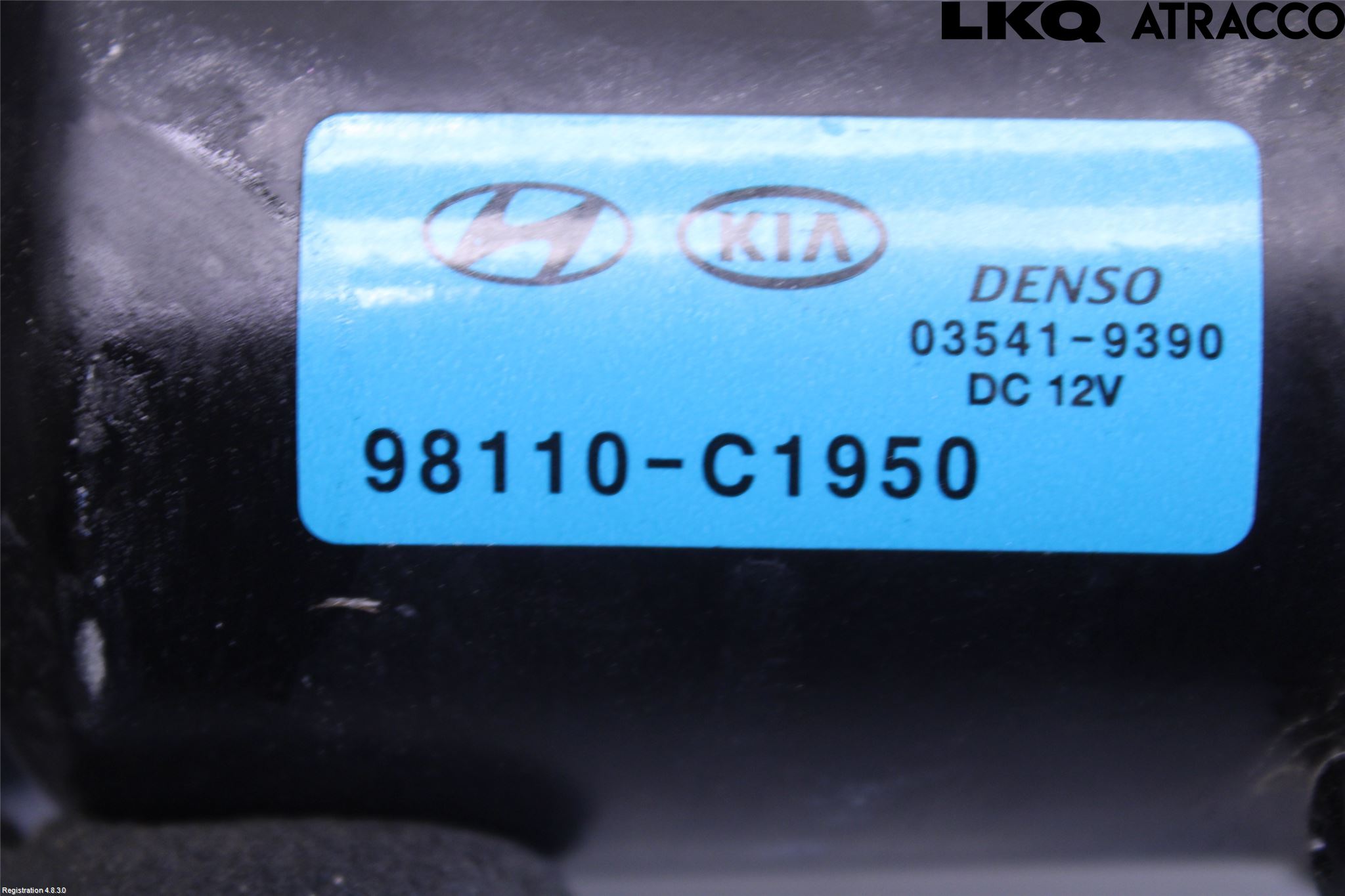 Hyundai KONA/ELECTRIC OS 18-23 Torkarmotor Vindruta