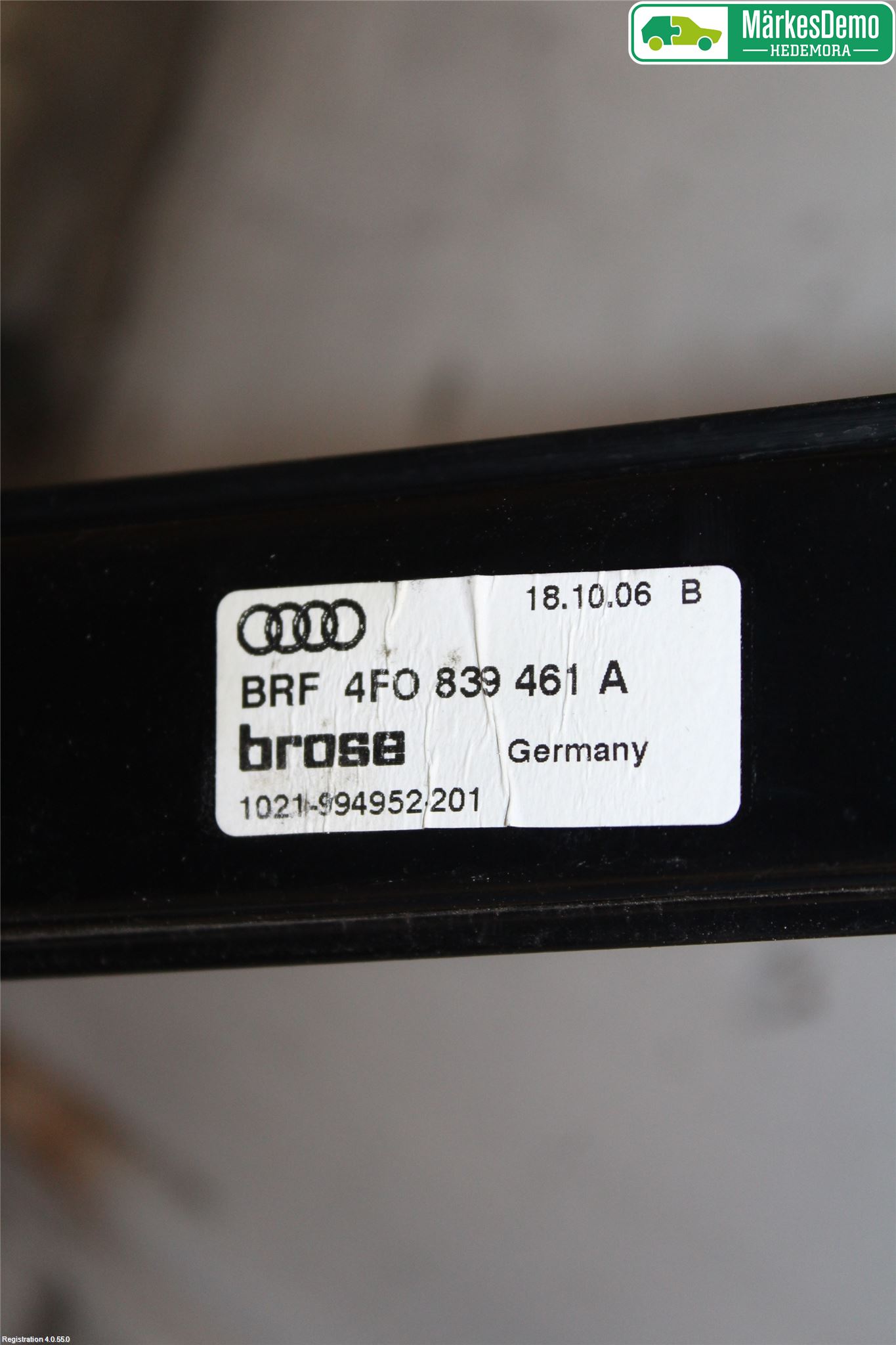 Audi A6/S6     05-11 Fönsterhiss El Kompl