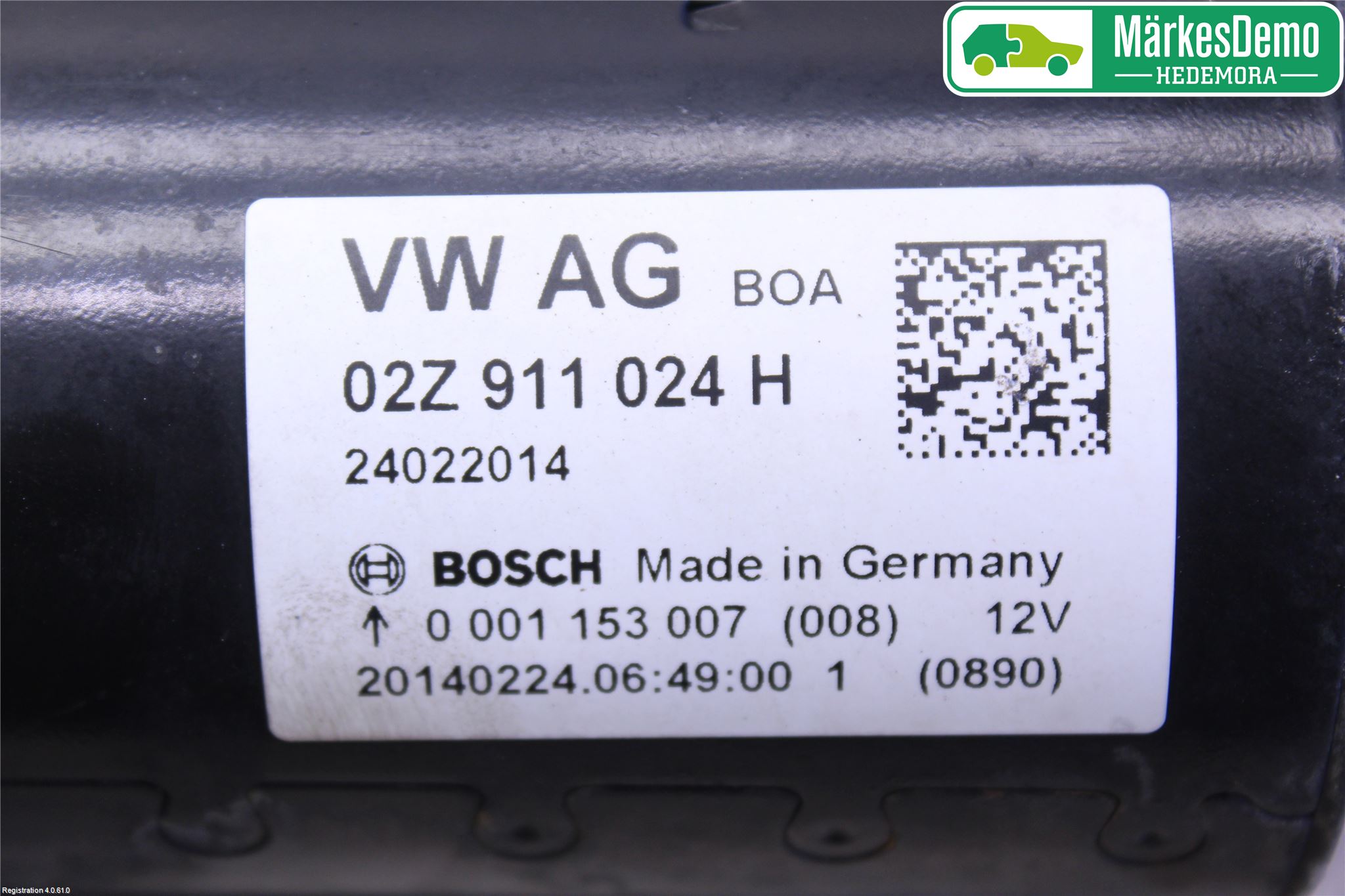 Audi A1/S1 11-18 Startmotor Diesel