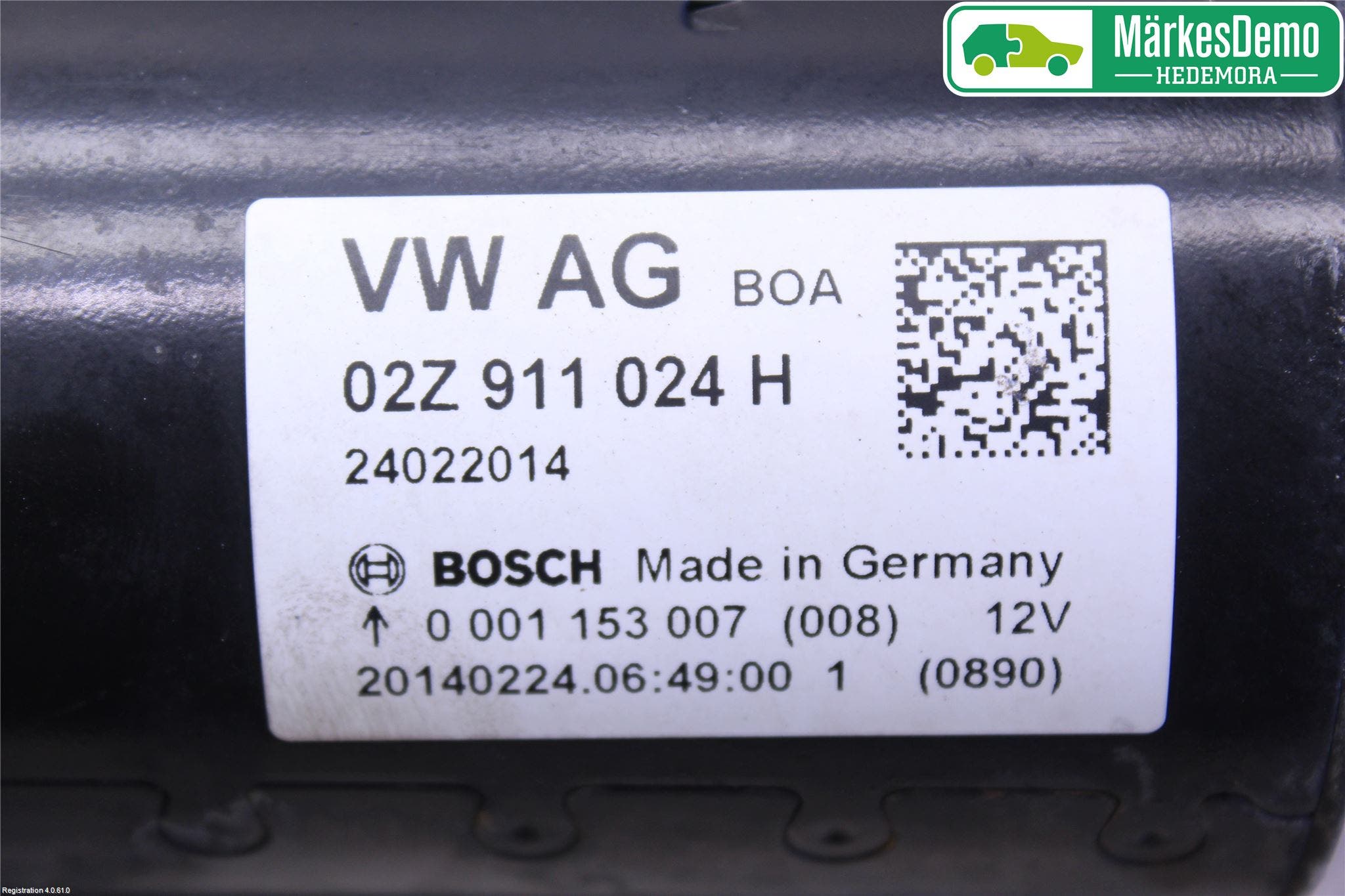 Audi A1/S1 11-18 Startmotor Diesel