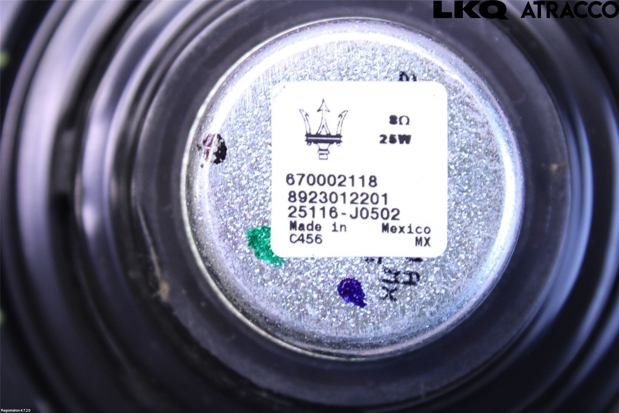 Maserati LEVANTE 16- Högtalare