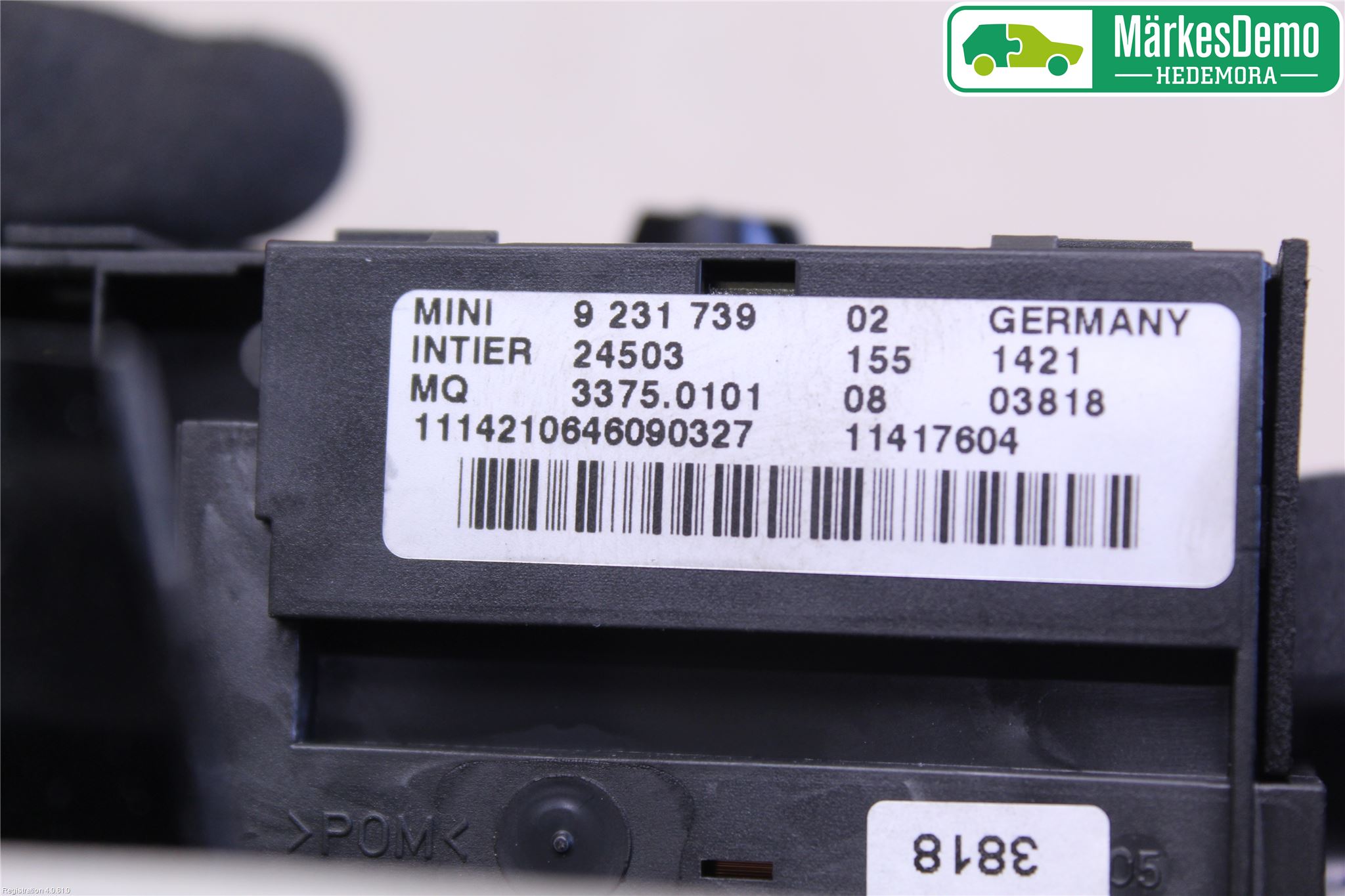 Mini COUPE R56 05-14 Tändlås