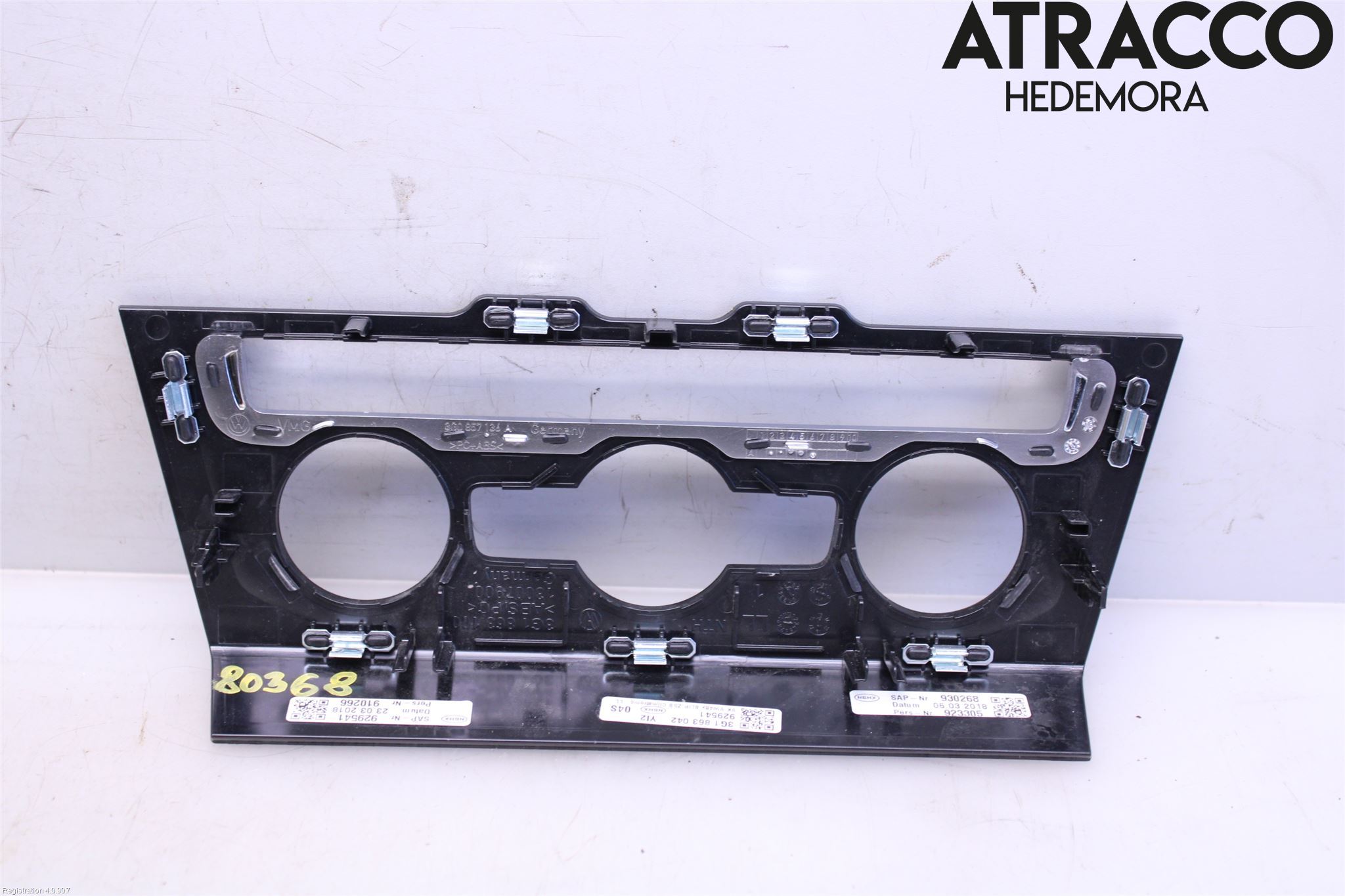 Volkswagen VW PASSAT 15-19 Instrumentsarg