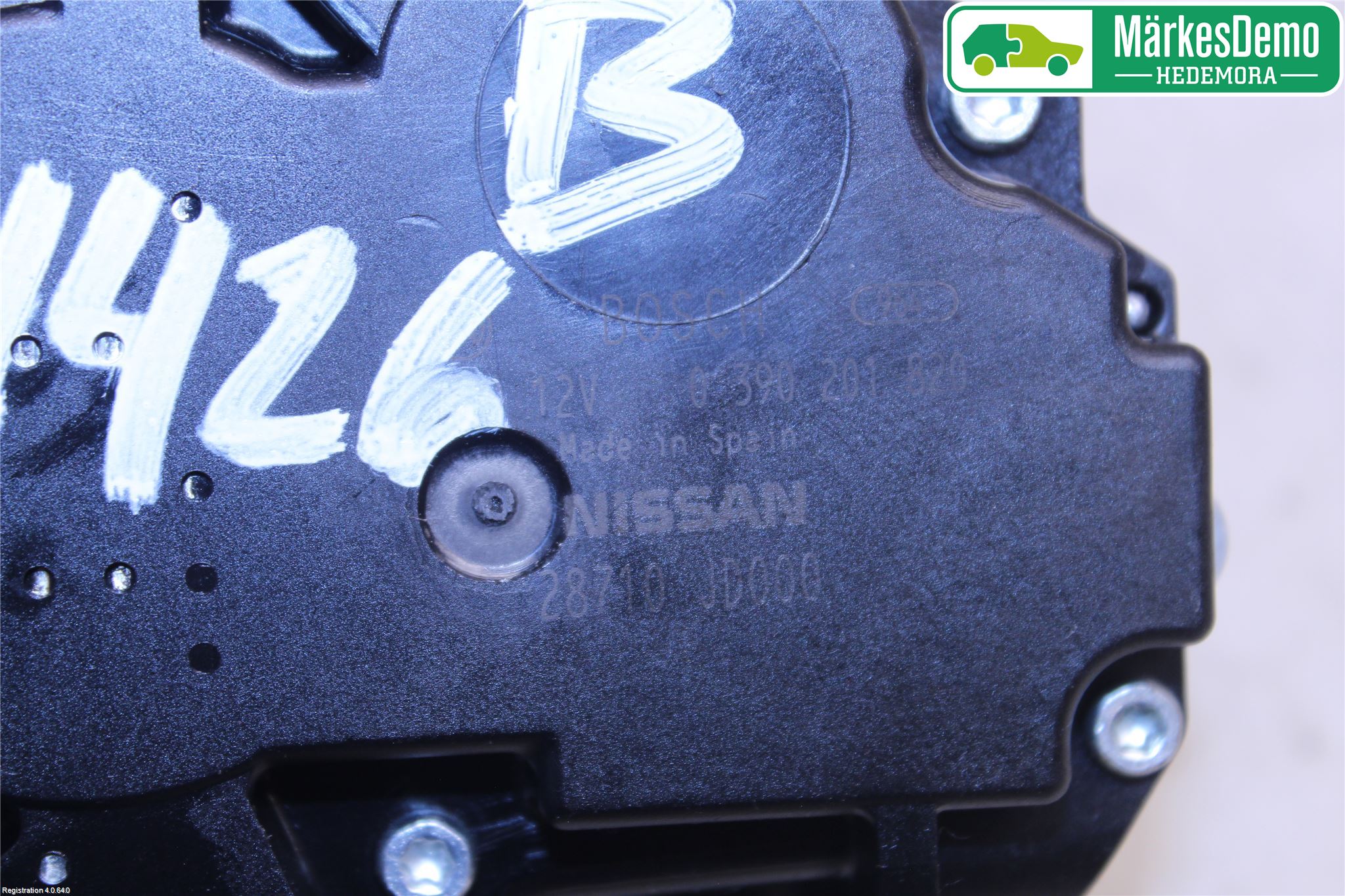 Nissan QASHQAI+2  10-14 Torkarmotor Baklucka