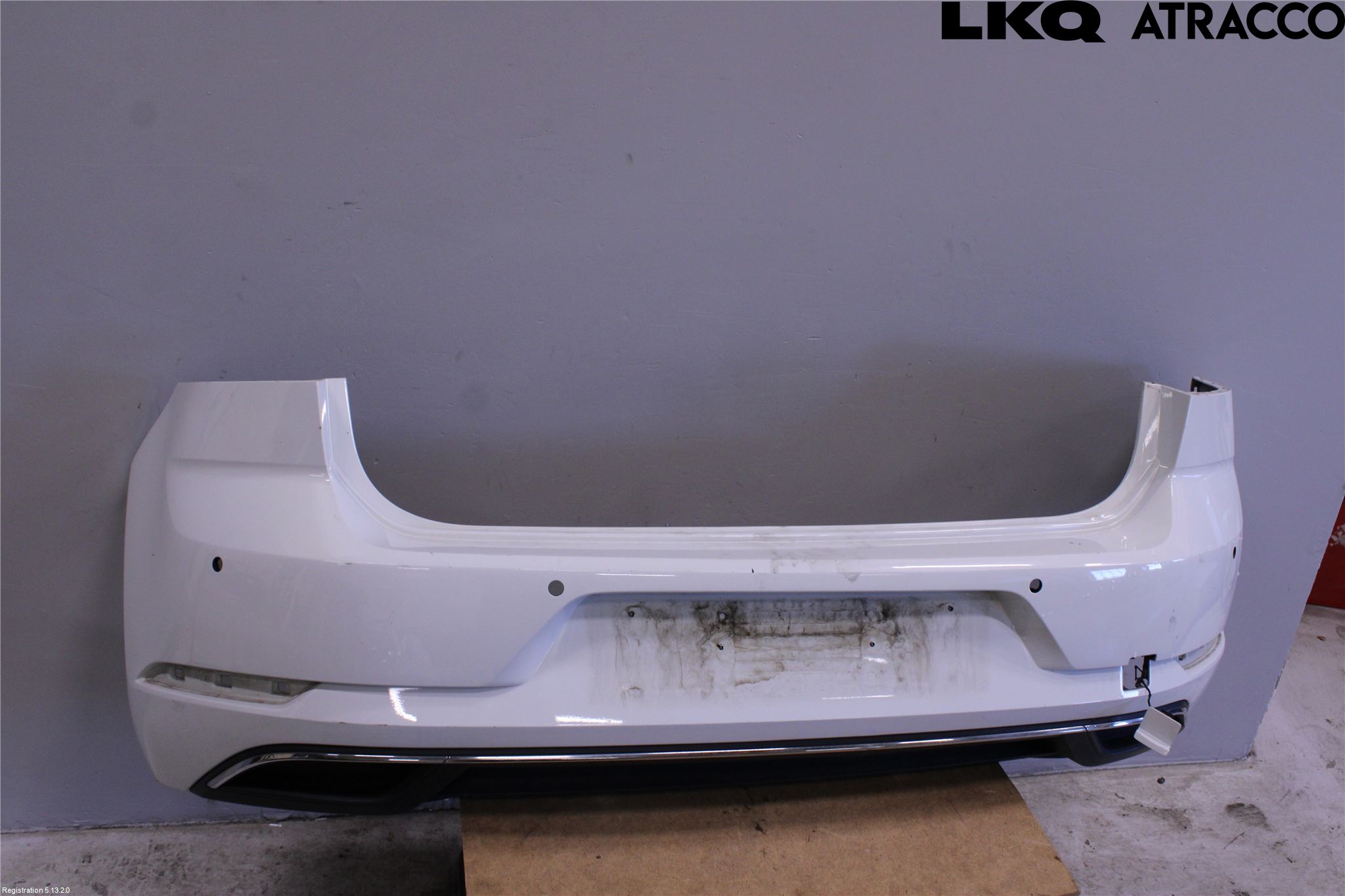 Volkswagen VW GOLF / E-GOLF VII 13-20 Stötfångarbeklädnad Bak