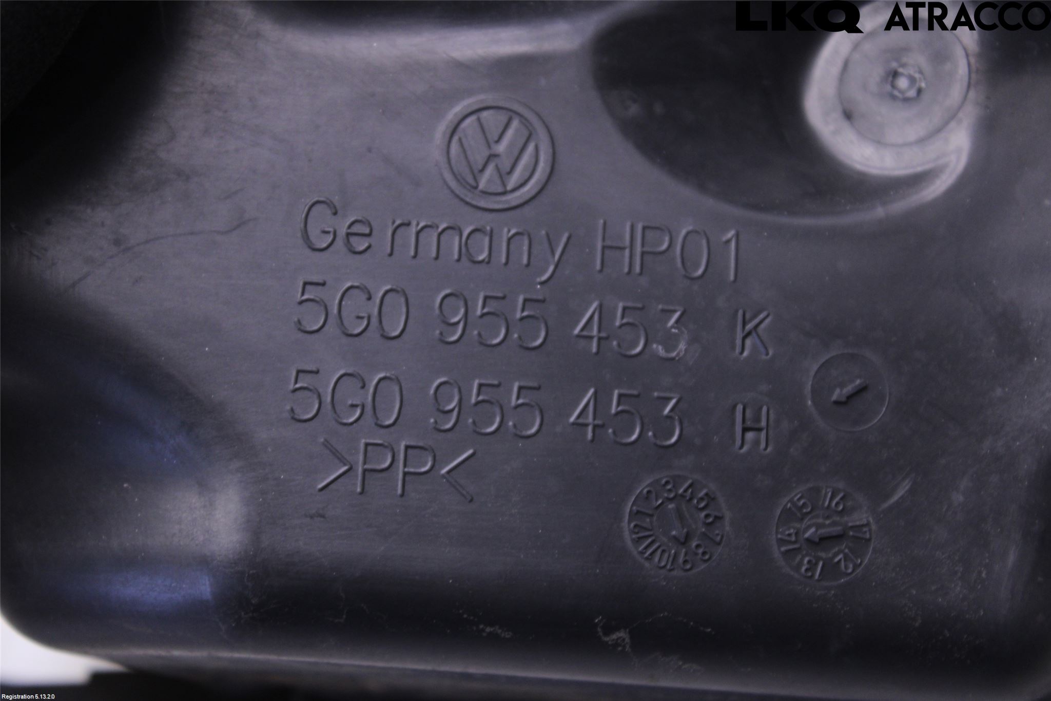 Volkswagen VW GOLF / E-GOLF VII 13-20 Spolartank Vindruta-Strål