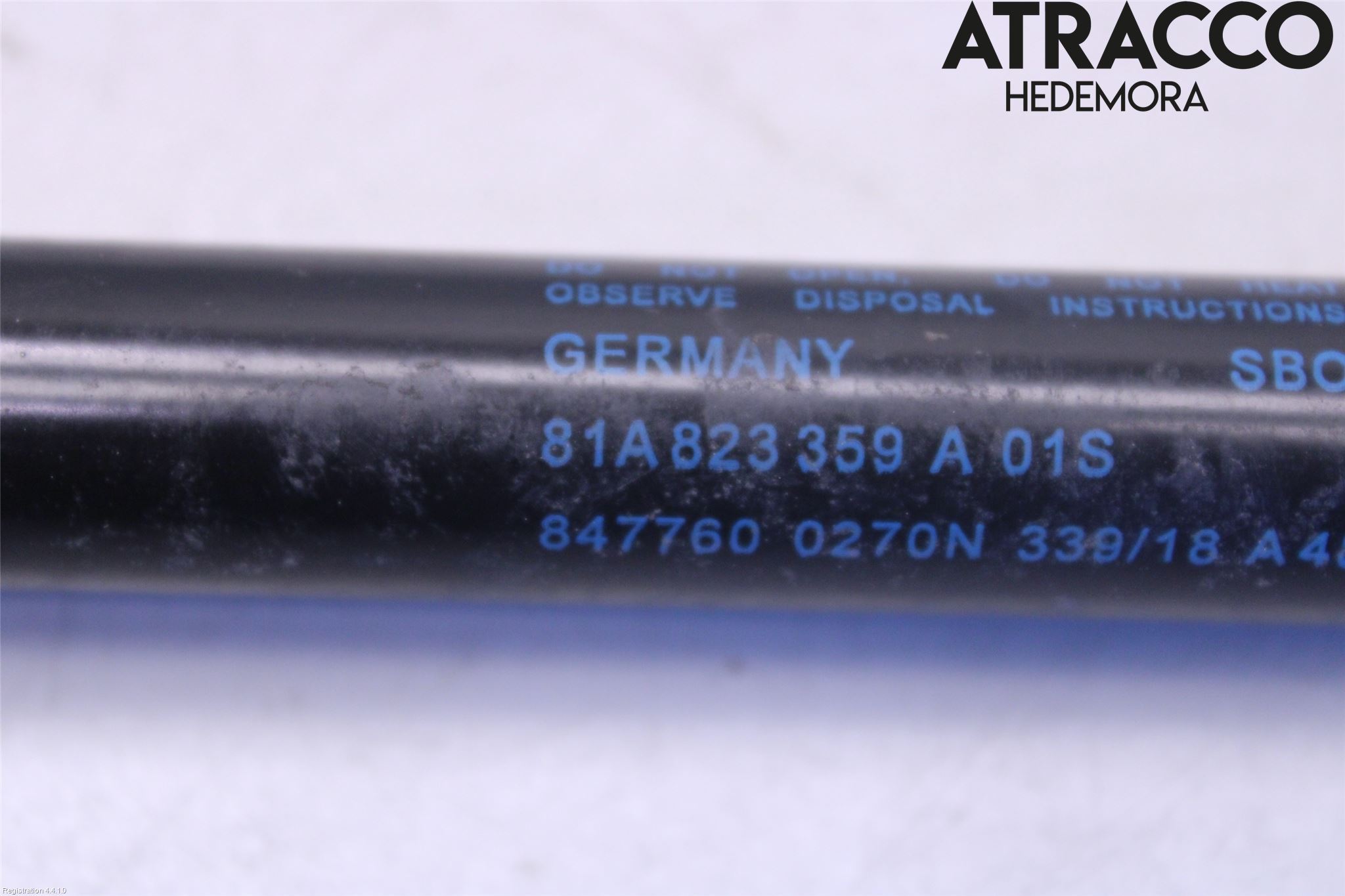 Audi Q2/SQ2 17- Gasfjäder Motorhuv