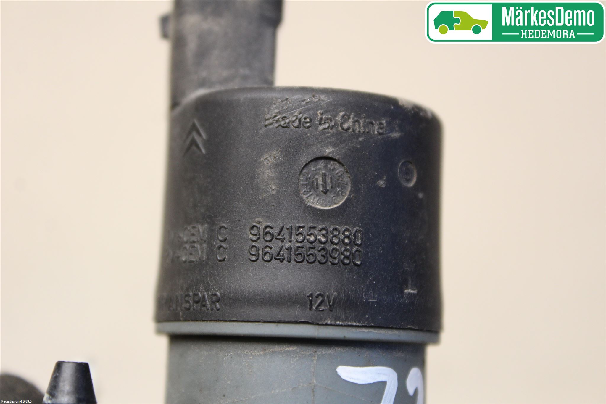 Nissan QASHQAI 10-14 Spolarpump Vindruta