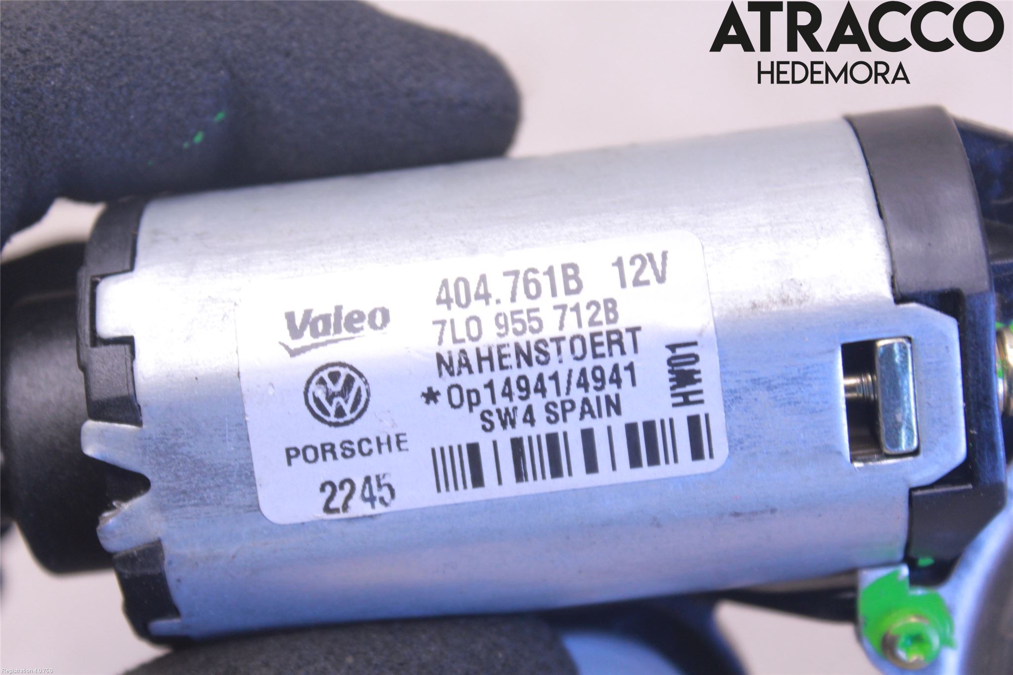 Porsche CAYENNE 03- Torkarmotor Baklucka