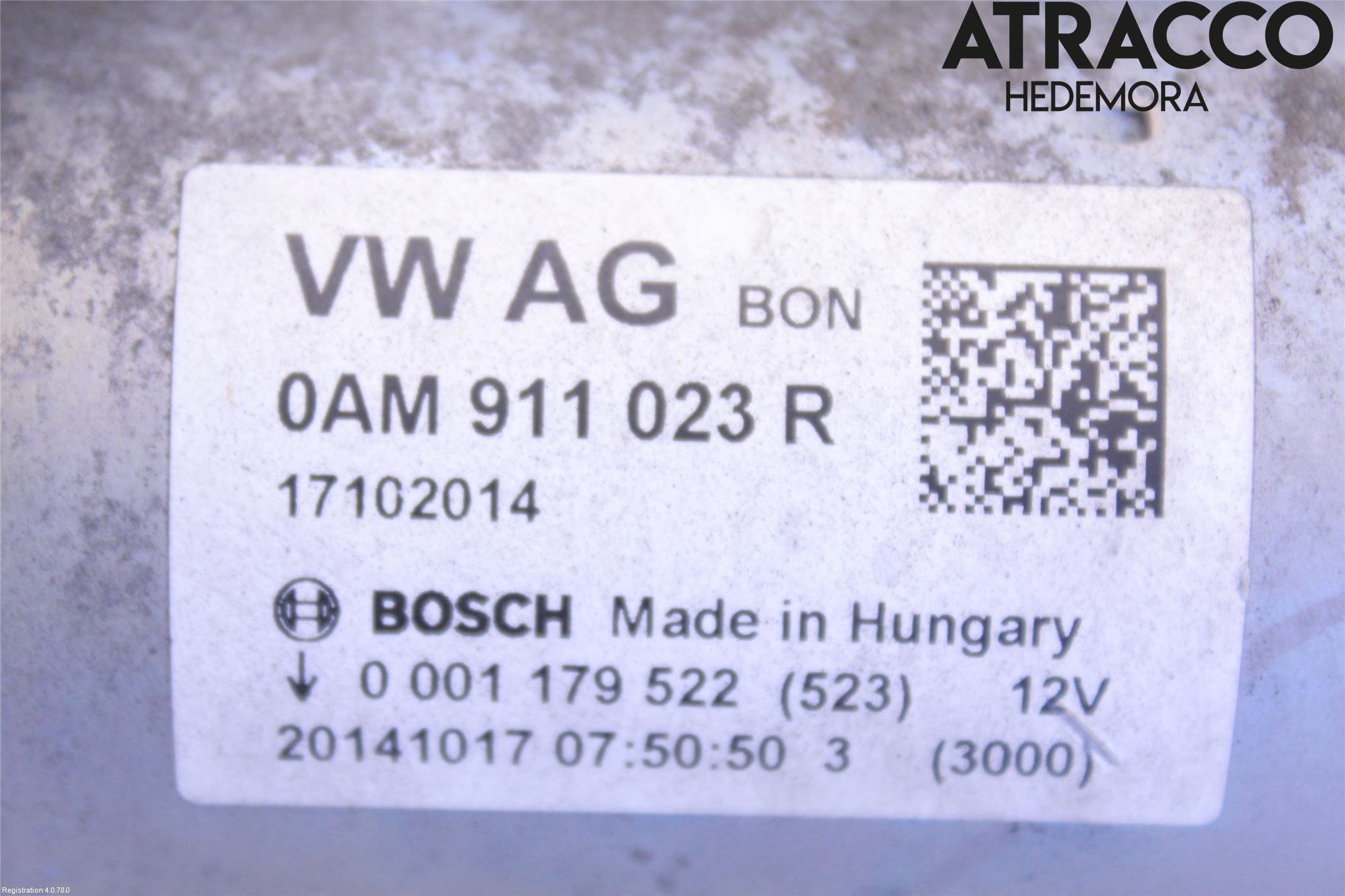 Audi A3/S3 8V 13-20 Startmotor
