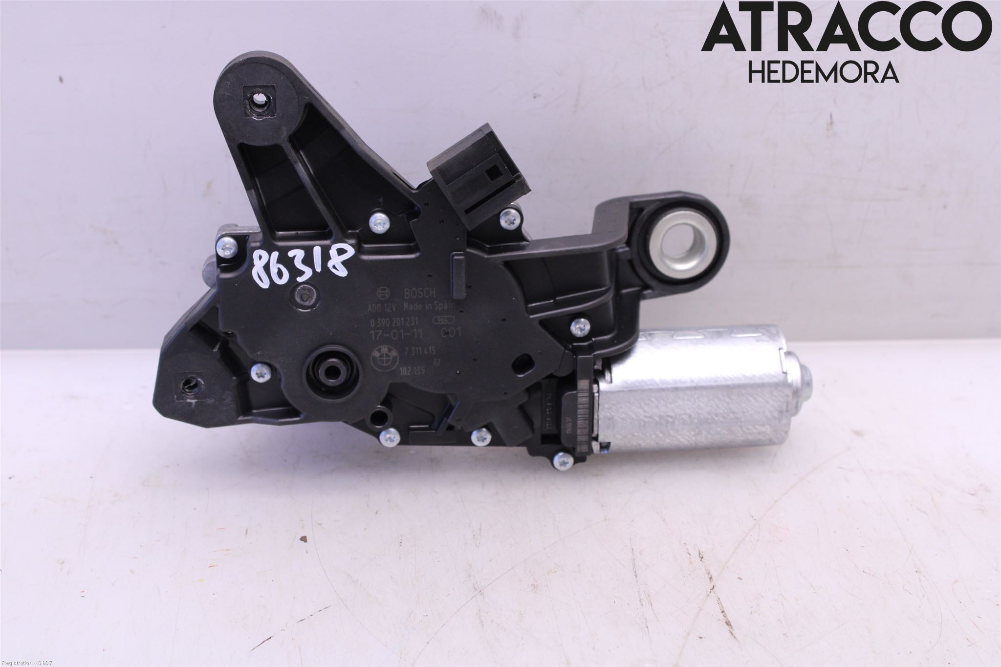 BMW 3 F30/F31/F80 12-19 Torkarmotor Baklucka