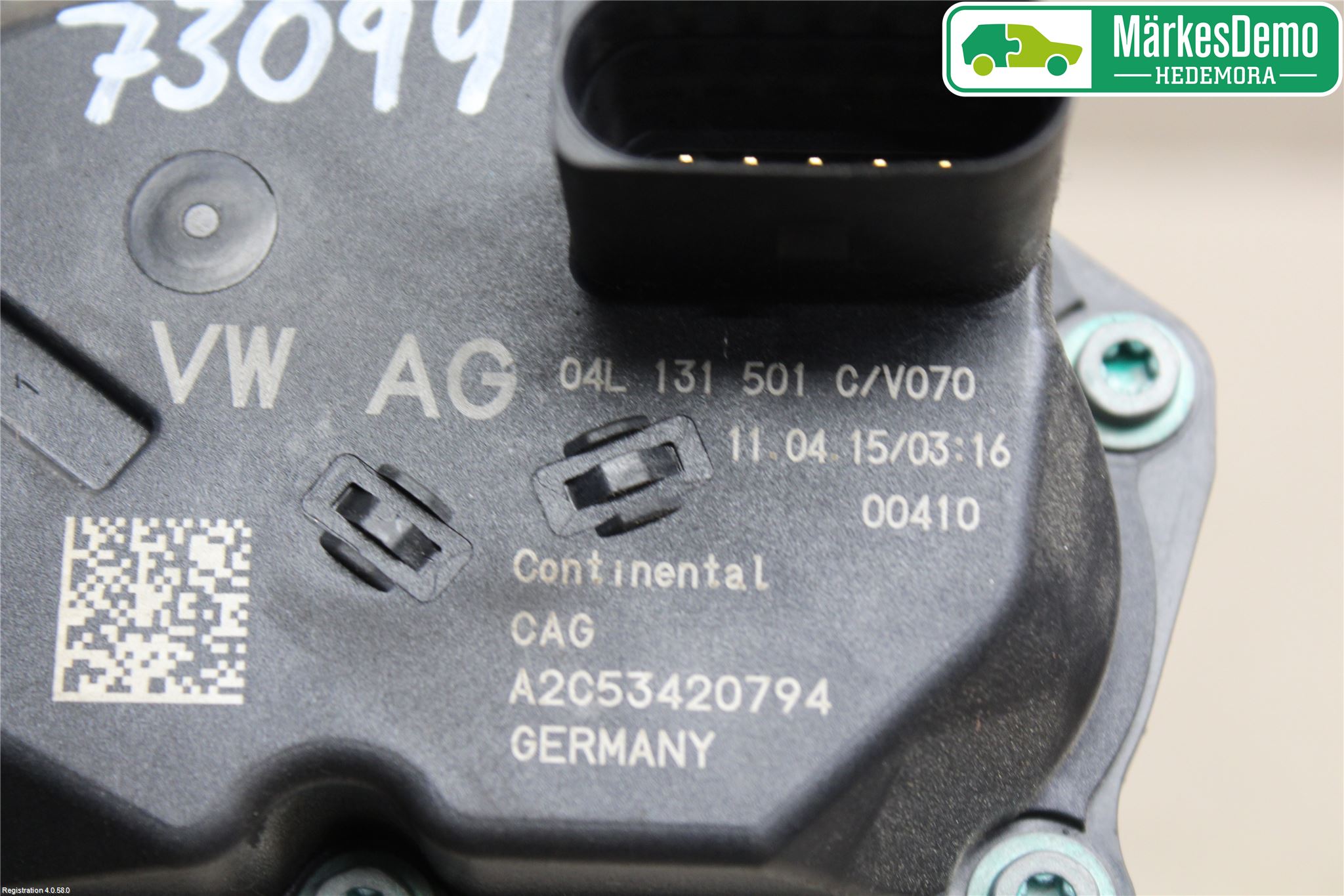 Skoda OCTAVIA (5E) 13-20 Avgasspjäll