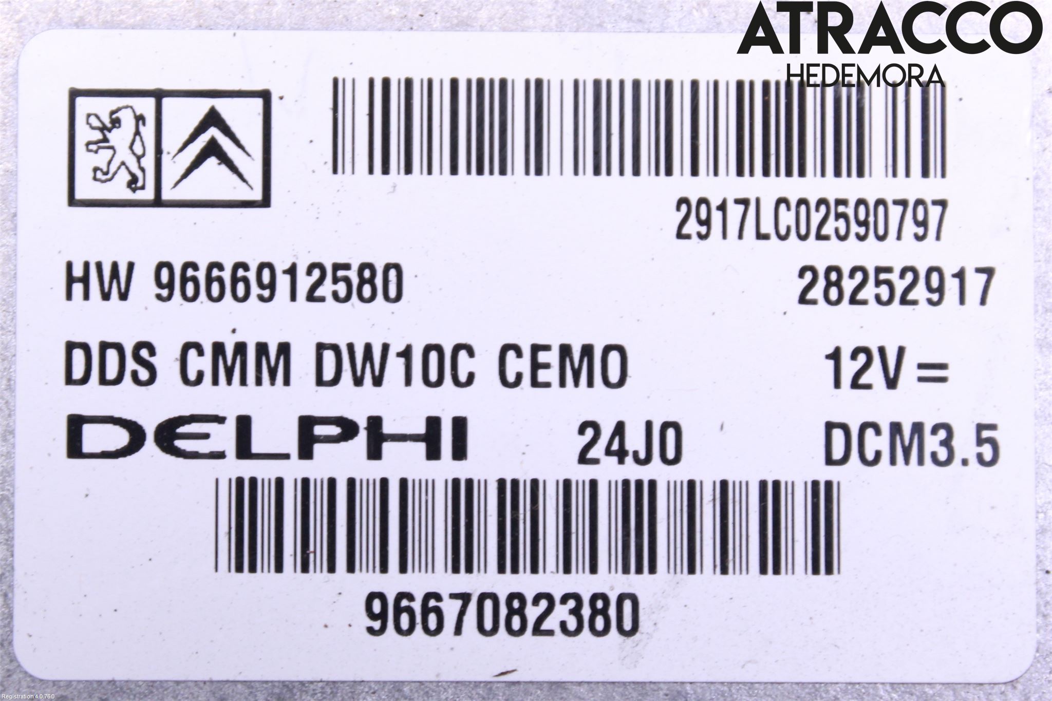 Citroen C5 08-17 Styrenhet Insprut Bensin