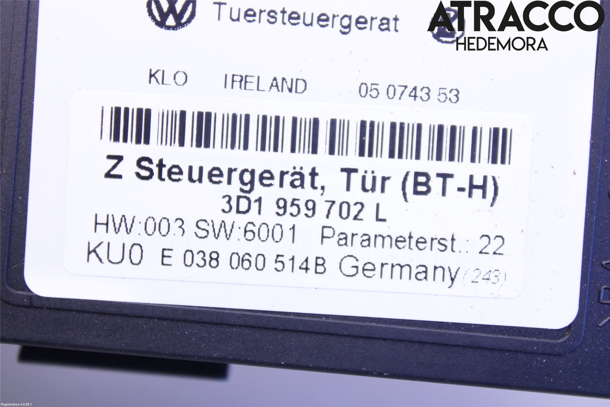 Volkswagen VW PHAETON Fönsterhissmotor