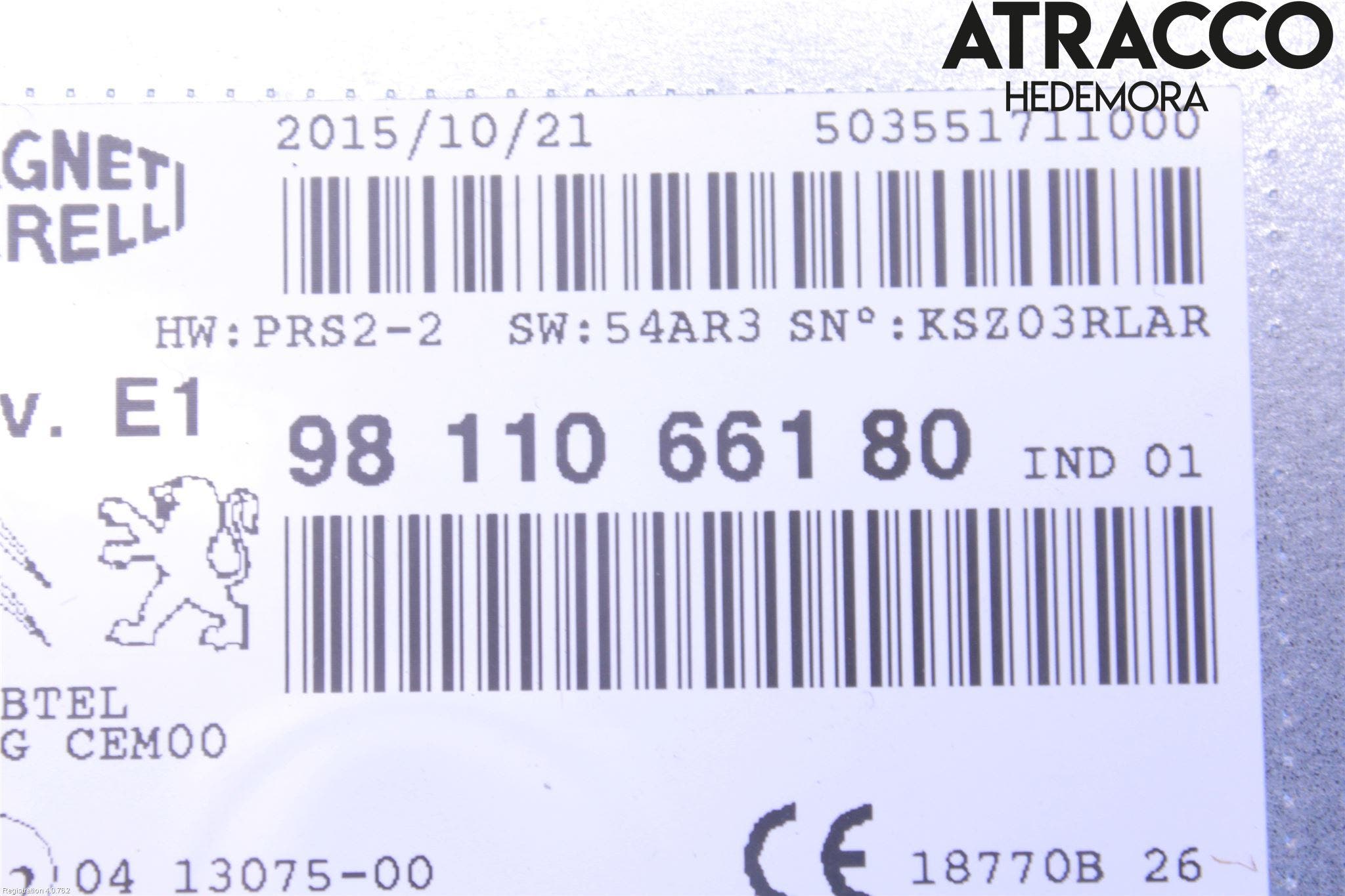 Peugeot PEUGOT 208 16-19 Cd Radio - Multimediapanel