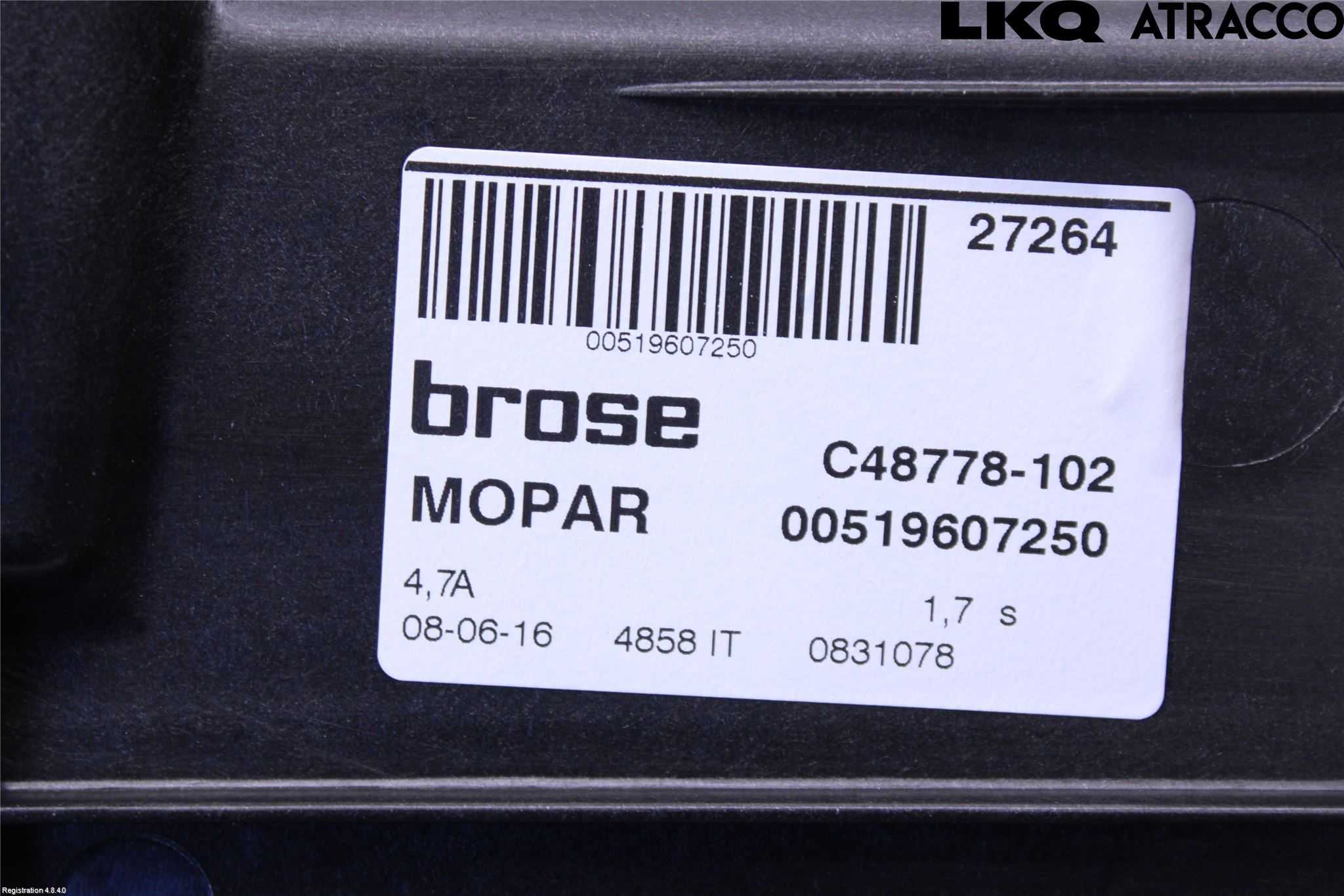 Fiat 500X 15- Fönsterhiss El Kompl