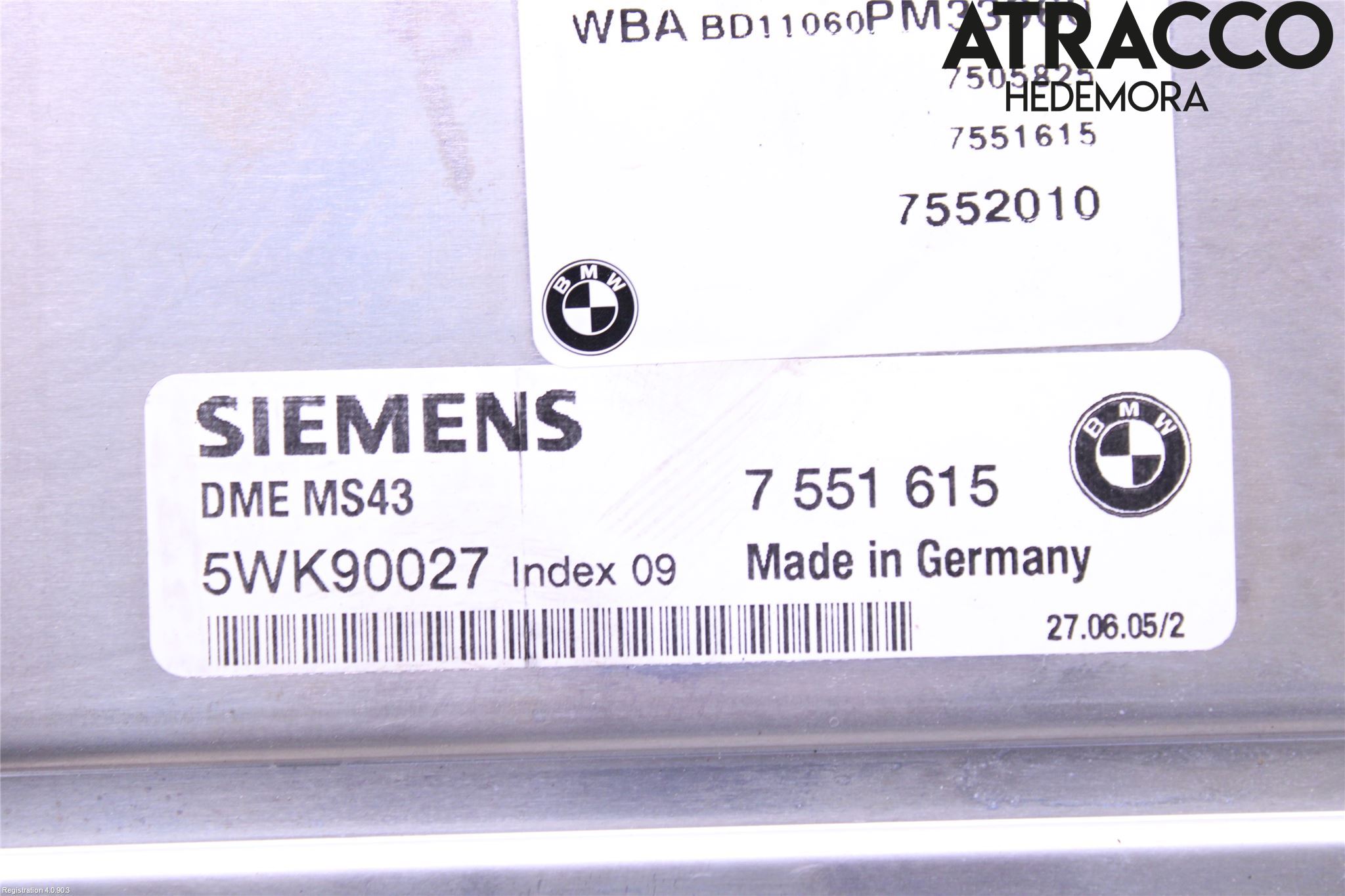 BMW 3 E46      98-05 Styrenhet Insprut Bensin