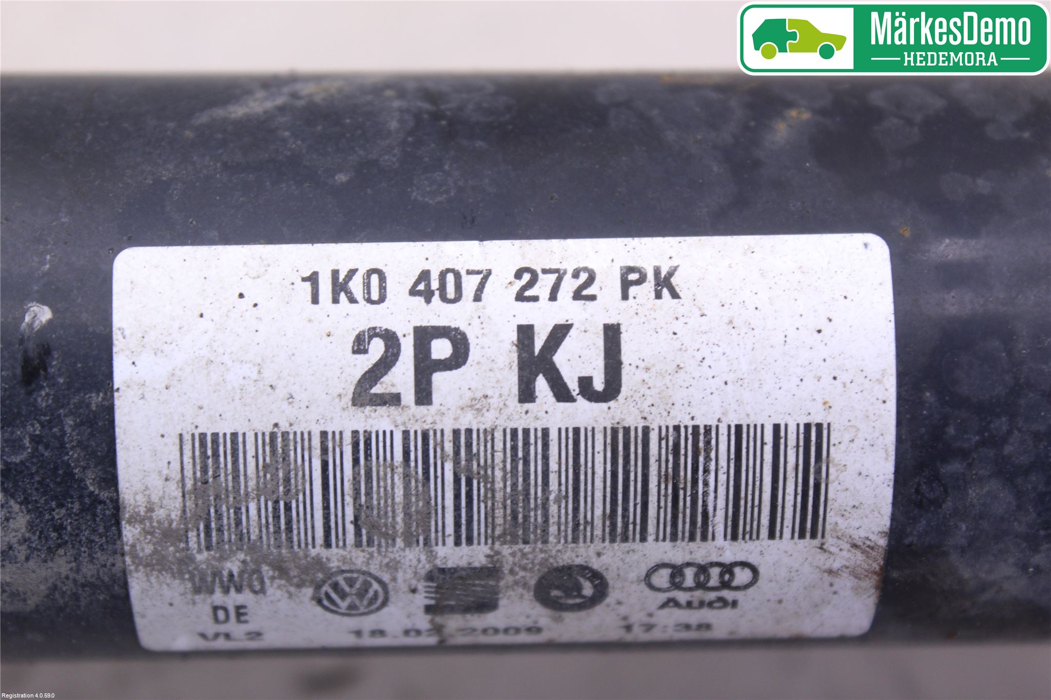 Volkswagen VW GOLF PLUS/CROSS GOLF 04-14 Drivaxel Fram Höger