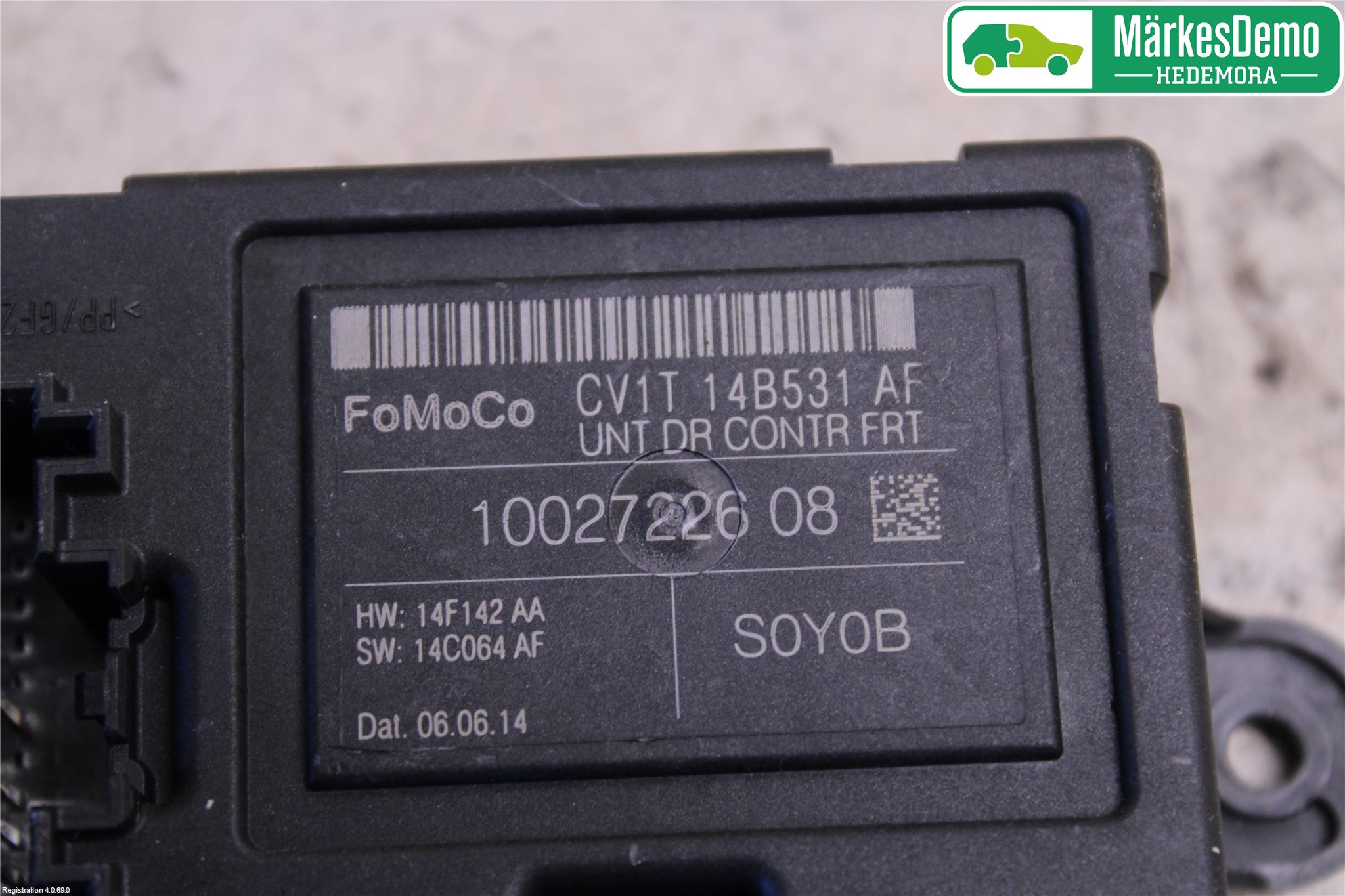 Ford FIESTA 13-17 Styrenhet Dörr