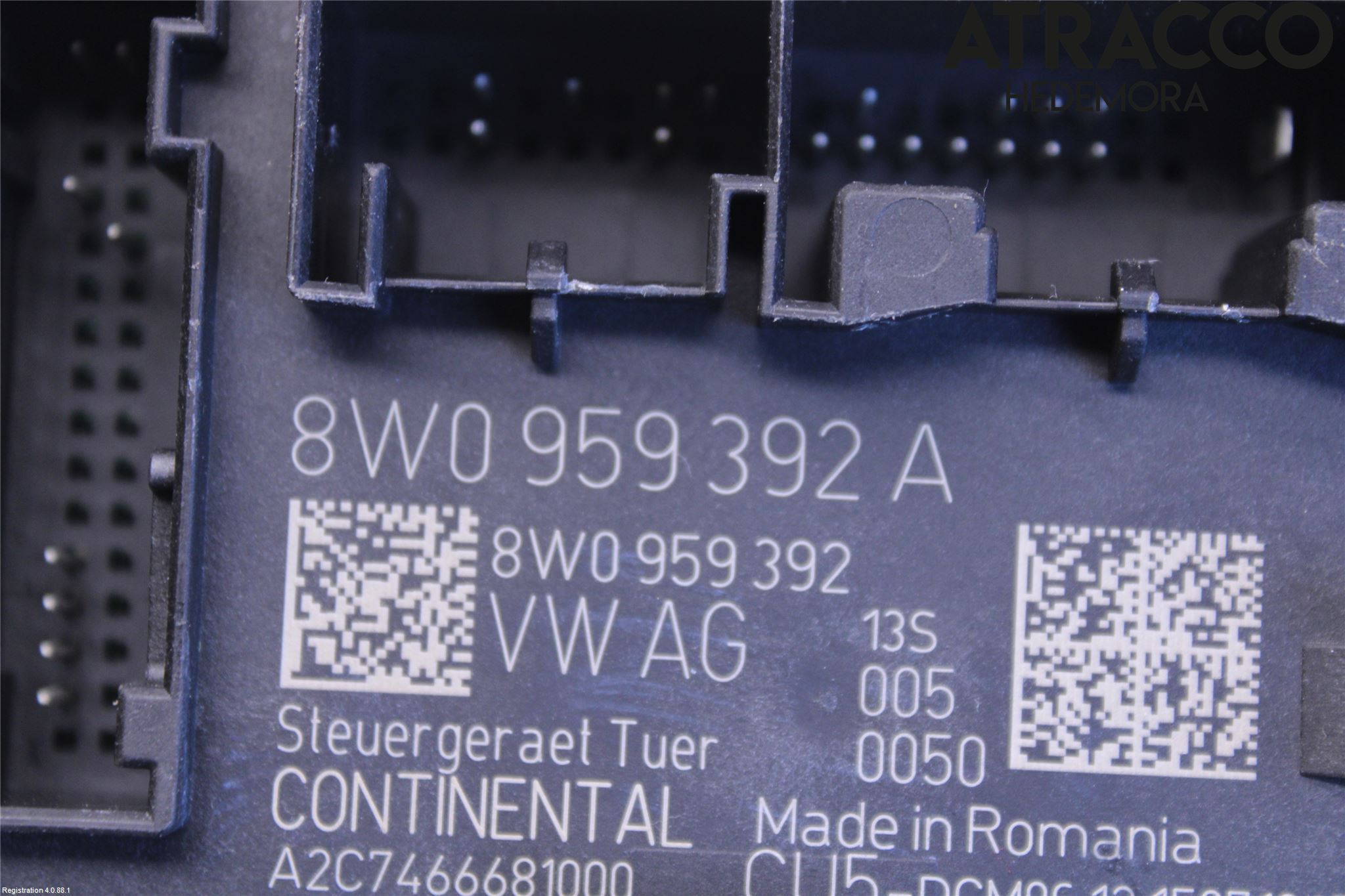 Audi A4/S4 B9 16-19 Styrenhet Dörr