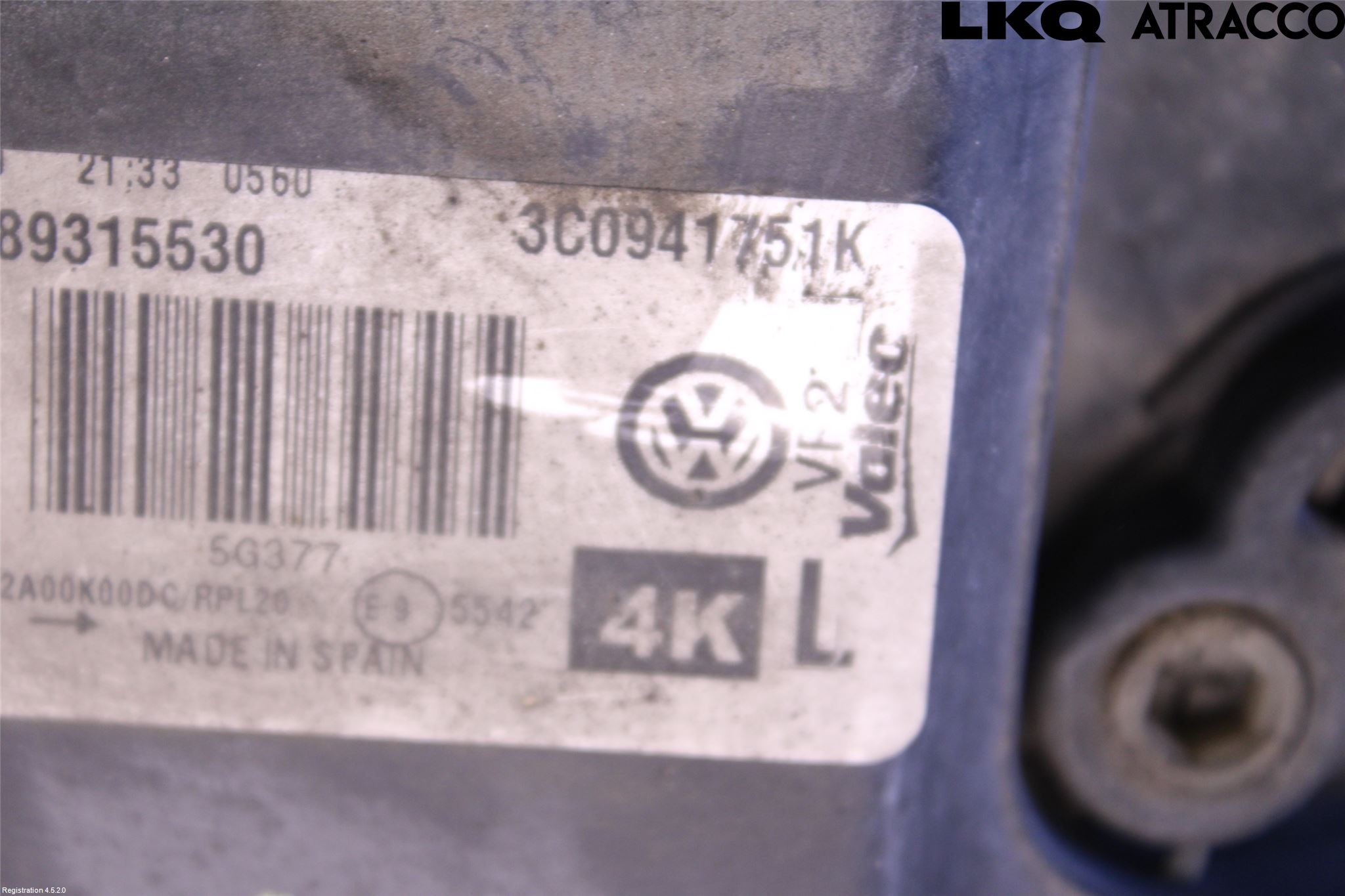 Volkswagen VW PASSAT 05-11 Strålkastare Vänster