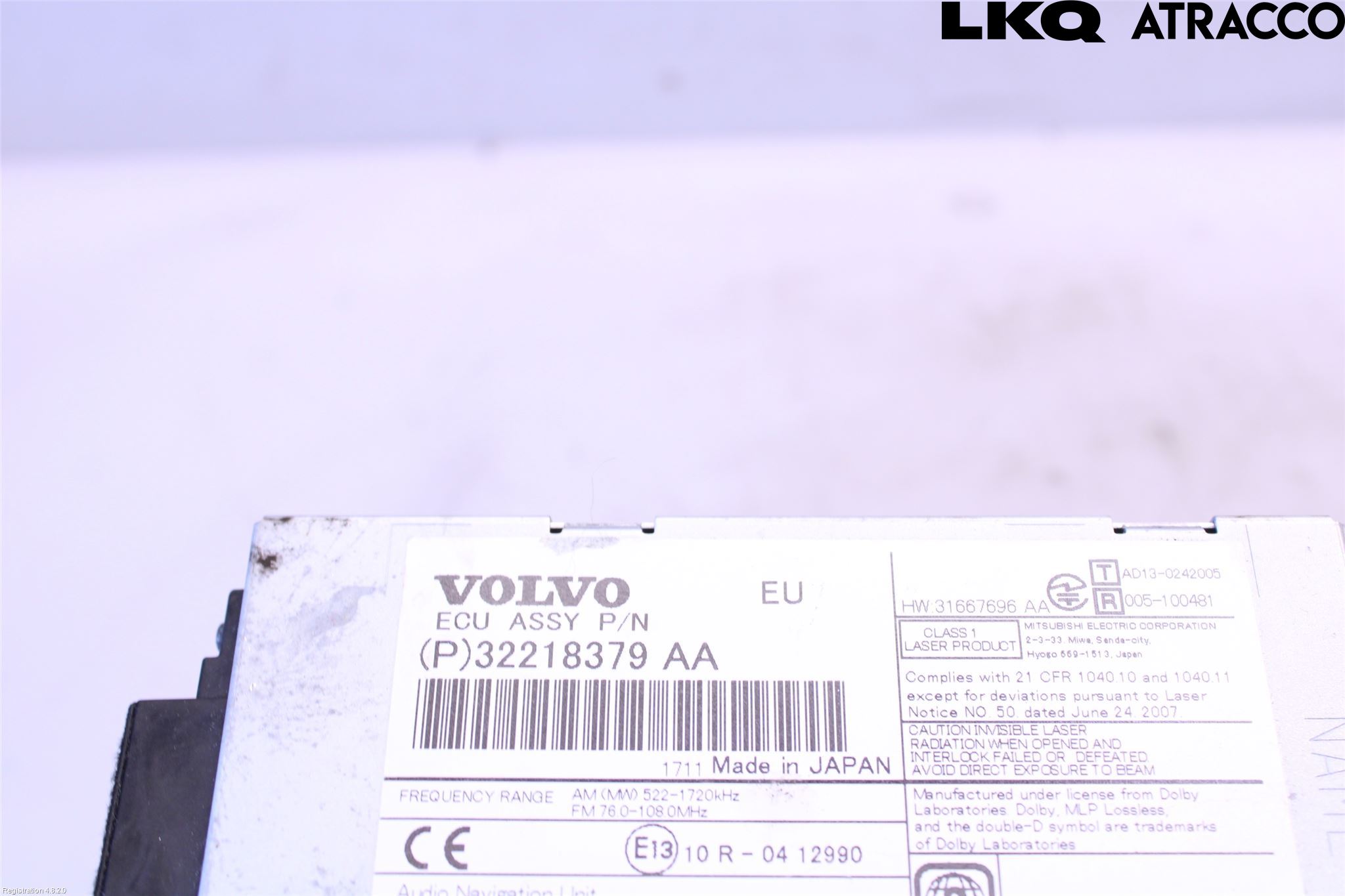 Volvo V60 CROSS COUNTRY 16-18 Radio-Stereo Förstärkare