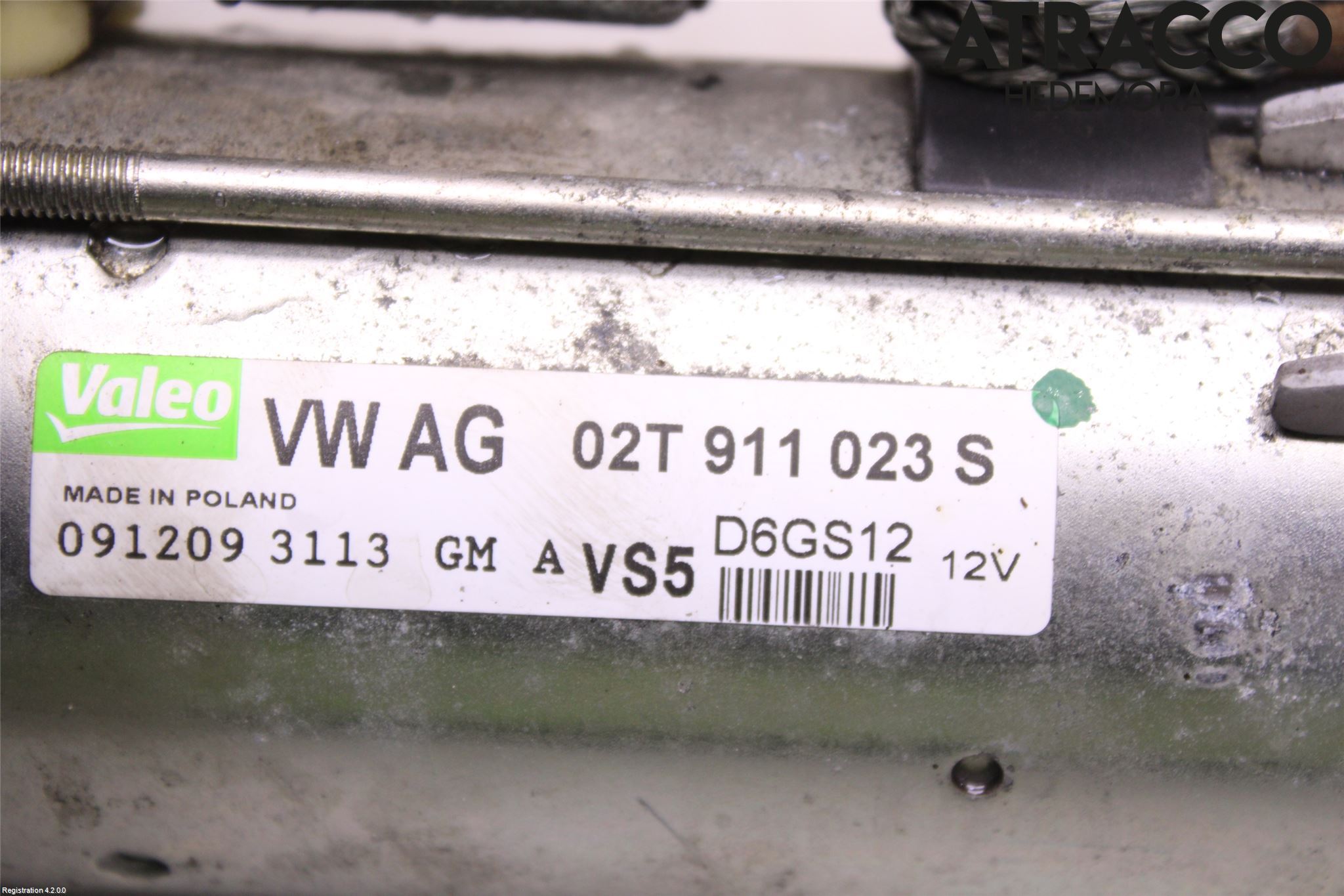 Volkswagen VW POLO 10-17 Startmotor
