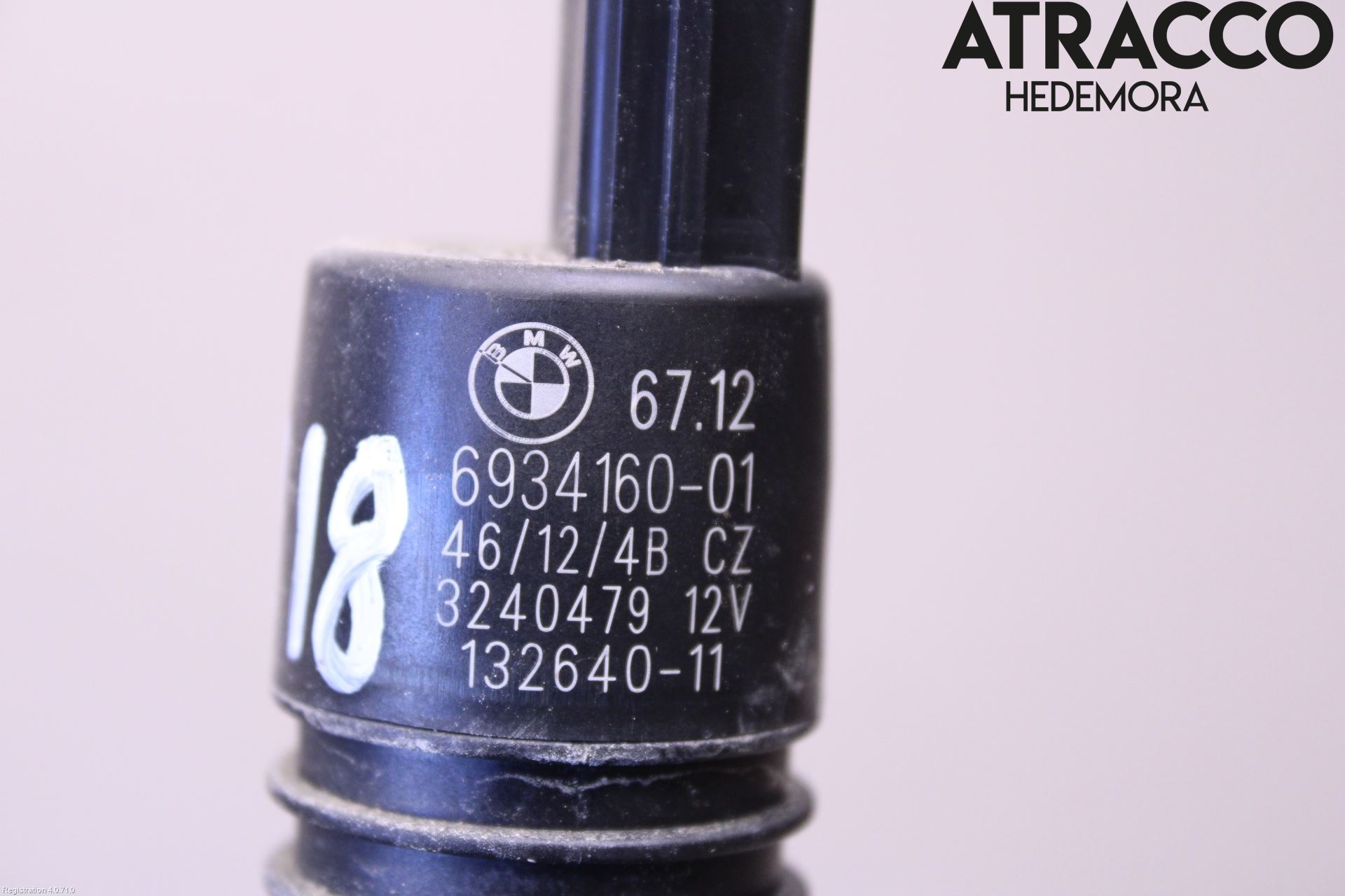 BMW 6 F12/F13 10-18 Spolarpump Vindruta