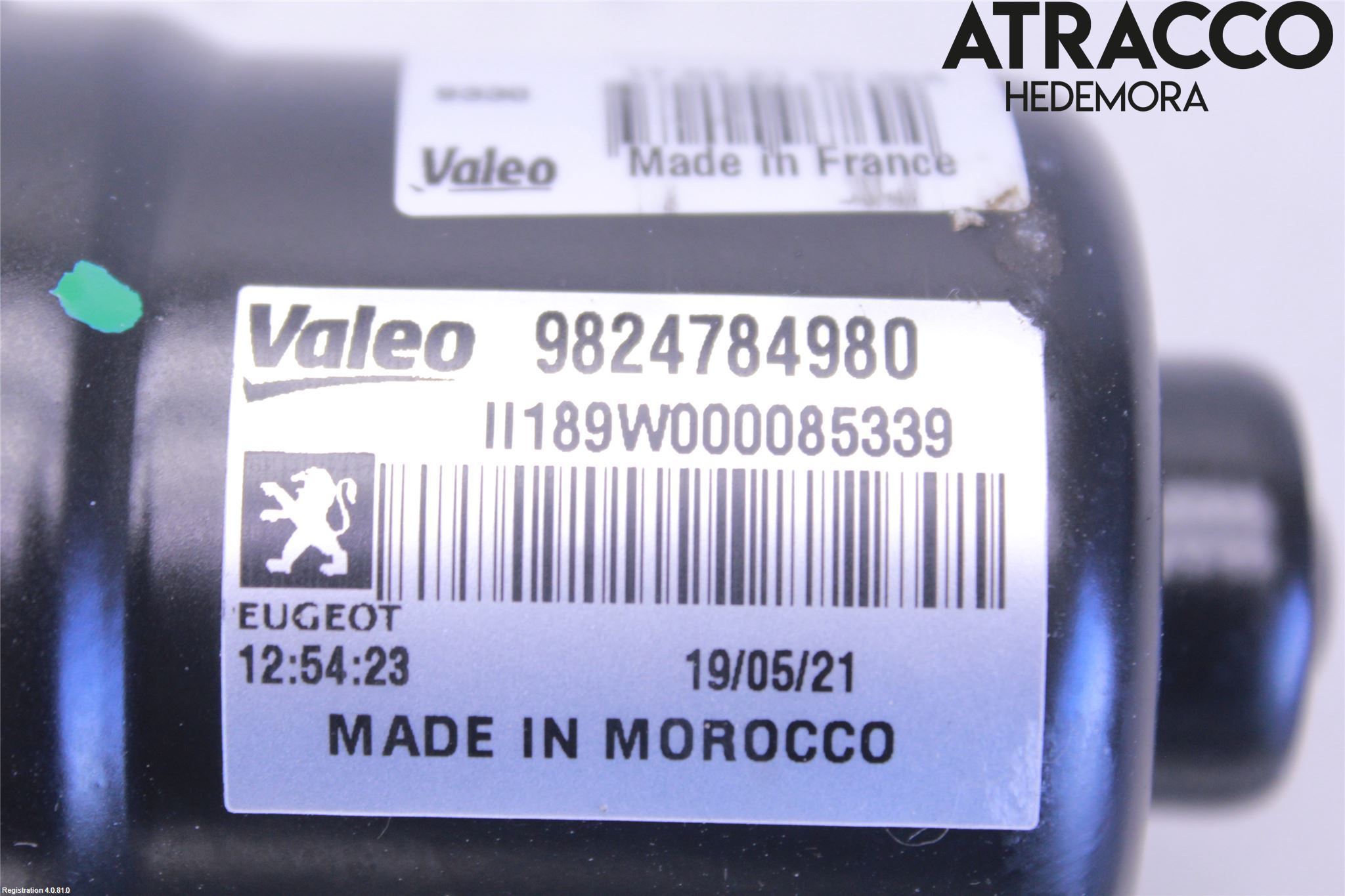 Citroen C4/E-C4 C4X/E-C4X III 21- Torkarmotor Vindruta