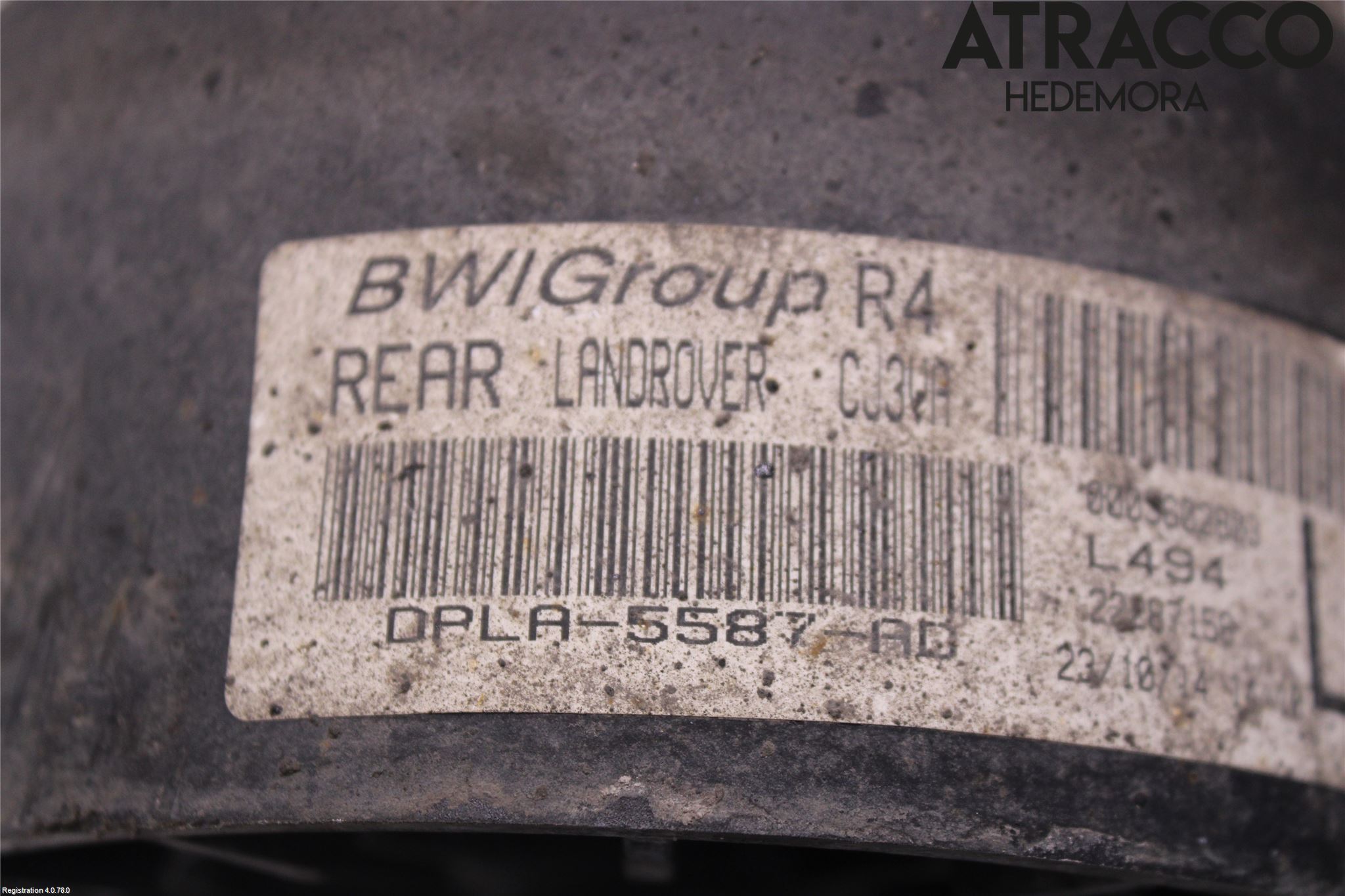 Landrover RANGE ROVER SPORT (L494) 14-22 Nivå-Luftfjädring Bälg