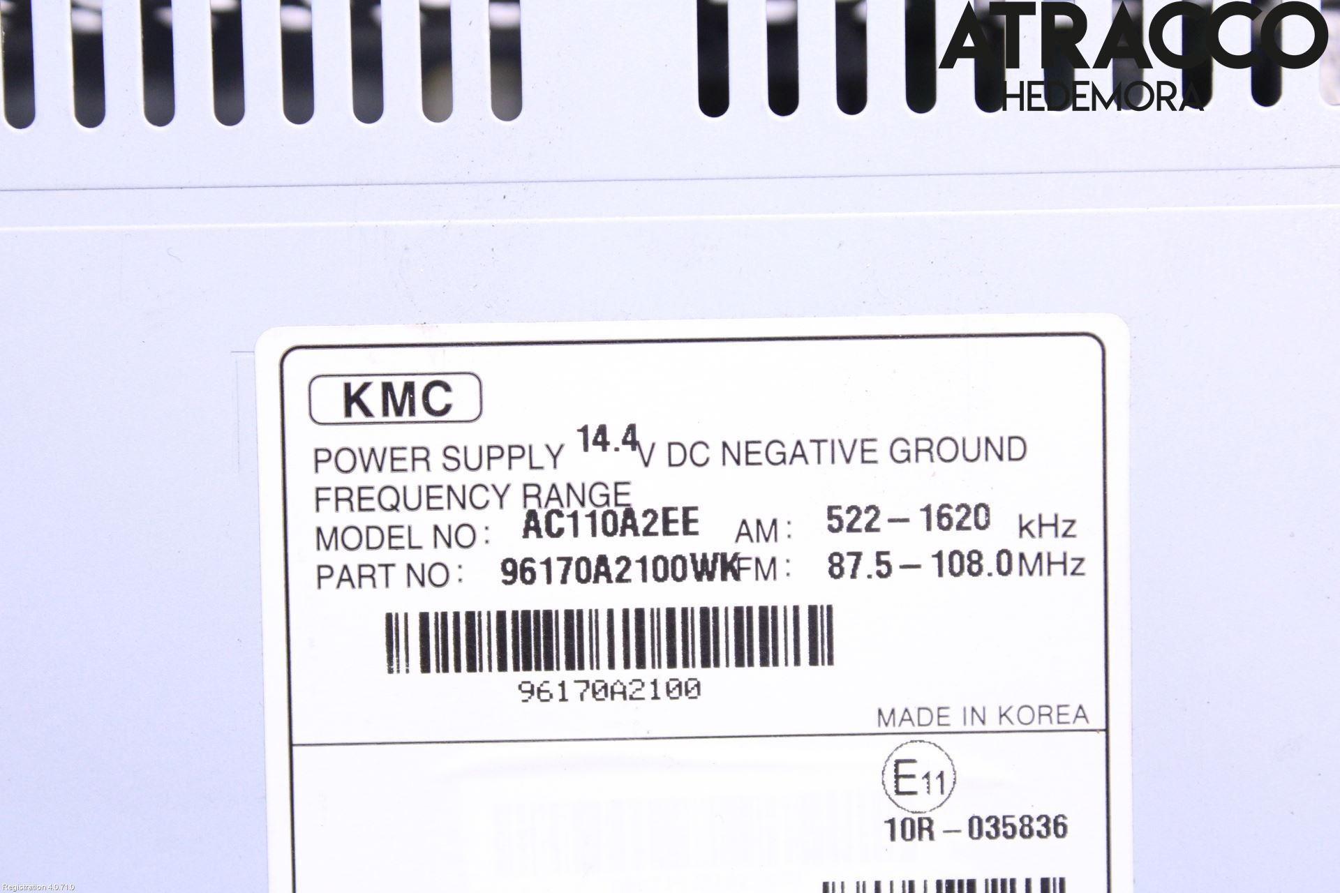 Kia CEED 12-18 Cd Radio - Multimediapanel