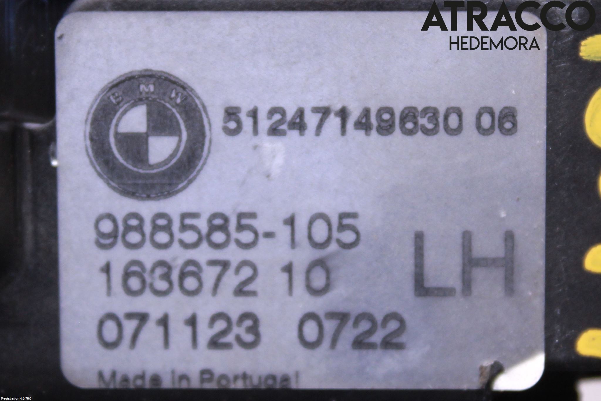 BMW X5 E70 07-13 Lås-Bakluckelås