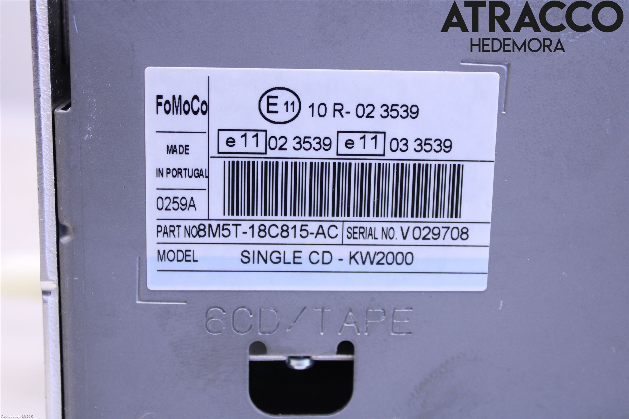 Ford FOCUS 08-11 Cd Radio - Multimediapanel