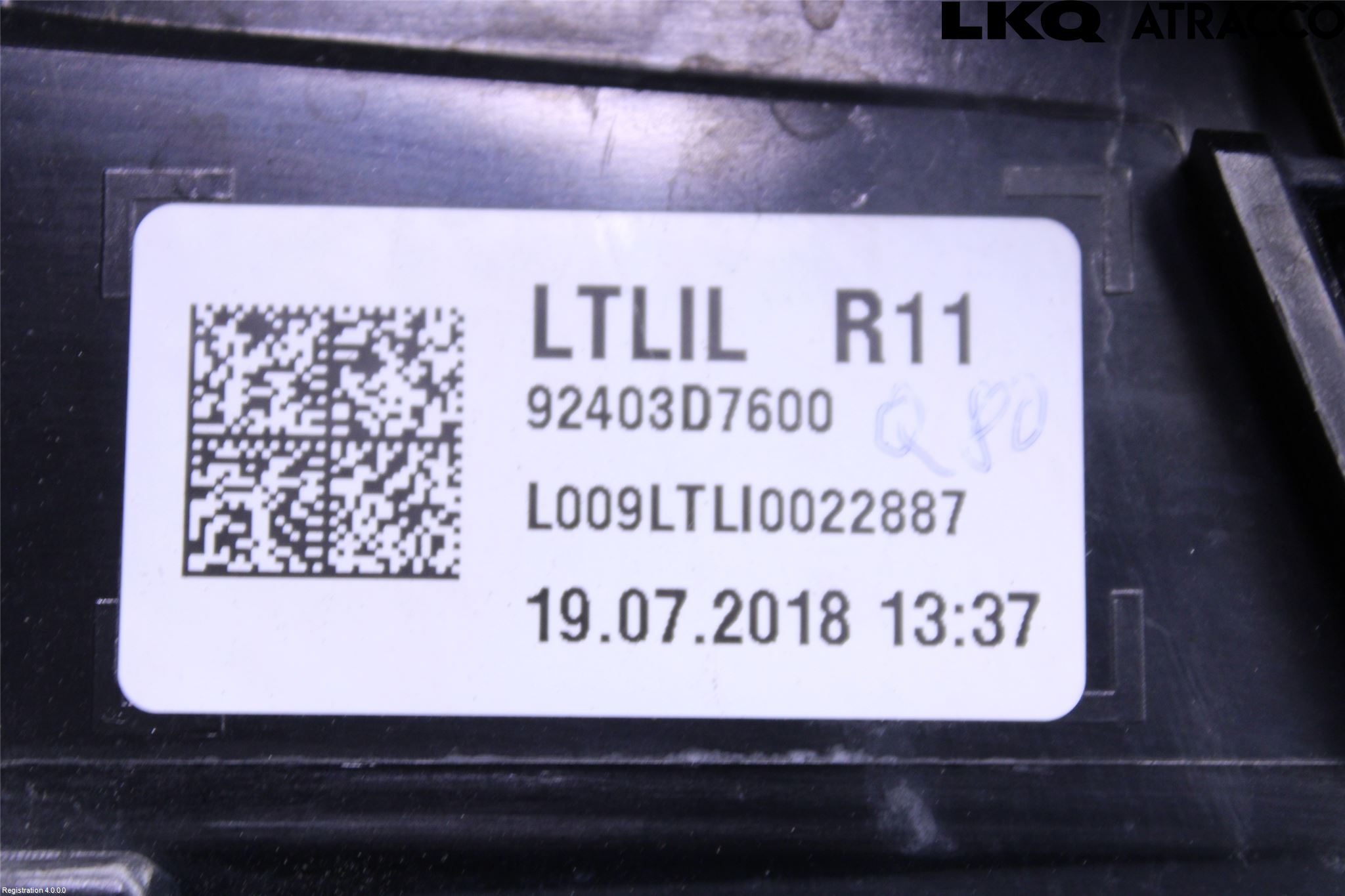 Hyundai TUCSON 05- Bakljus Lucka Vä