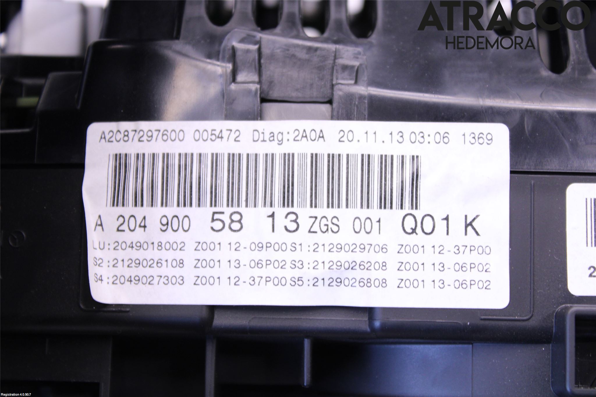 Mercedes-Benz MB C-KLASS (W204) 07-15 Instrument Komb