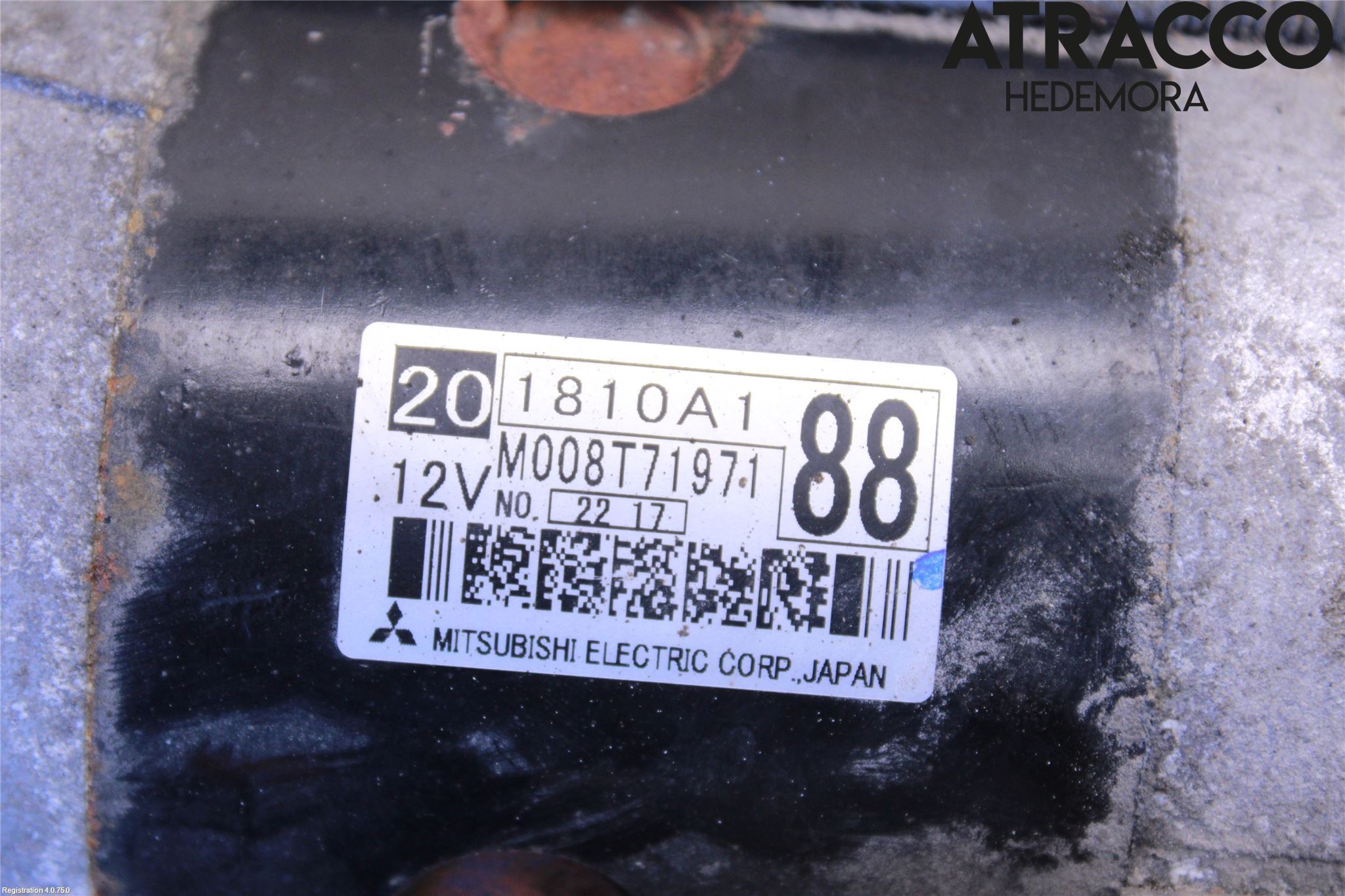 Mitsubishi ASX 10-22 Startmotor Diesel