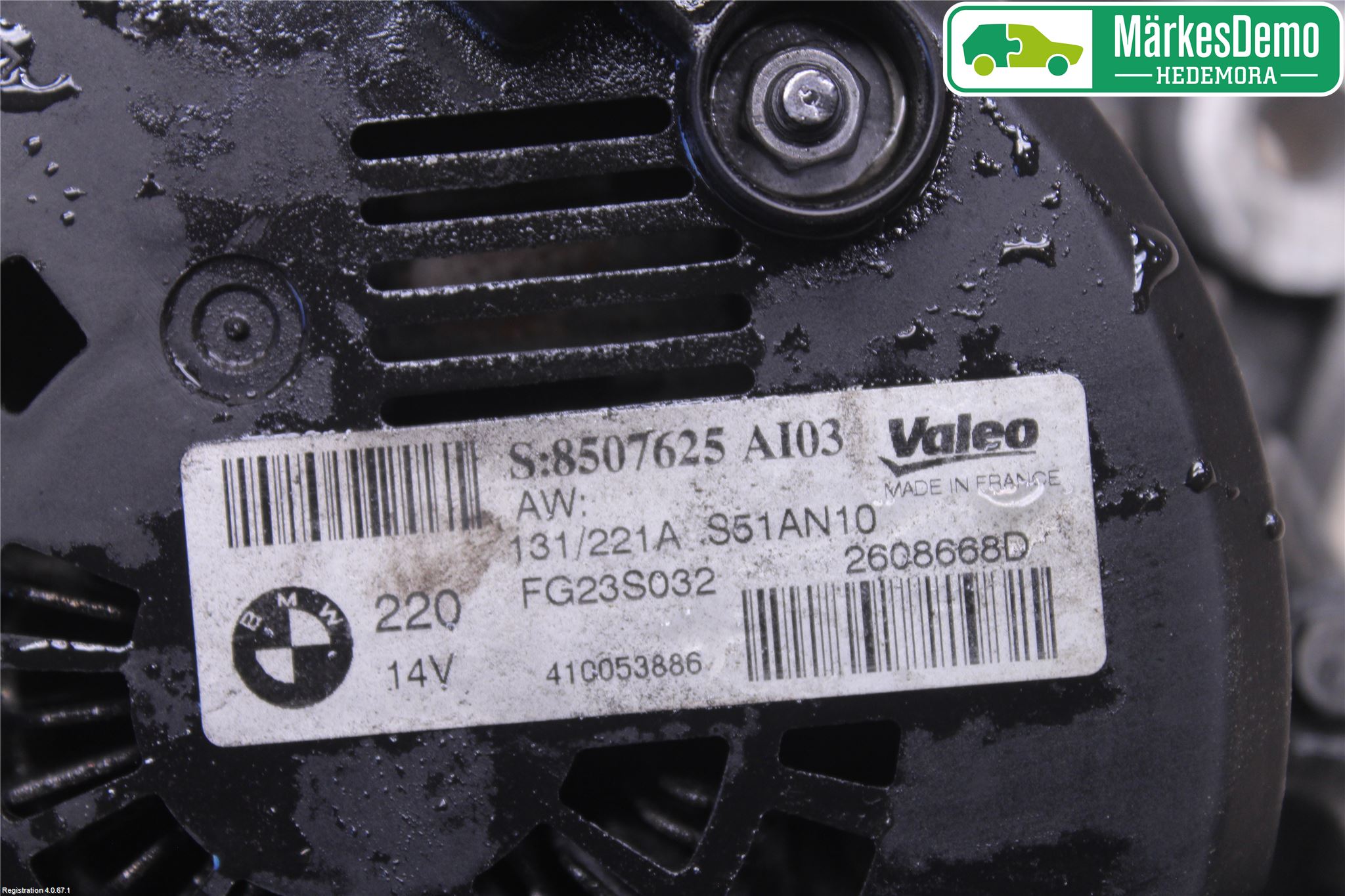 BMW X3 F25 10-17 Generator
