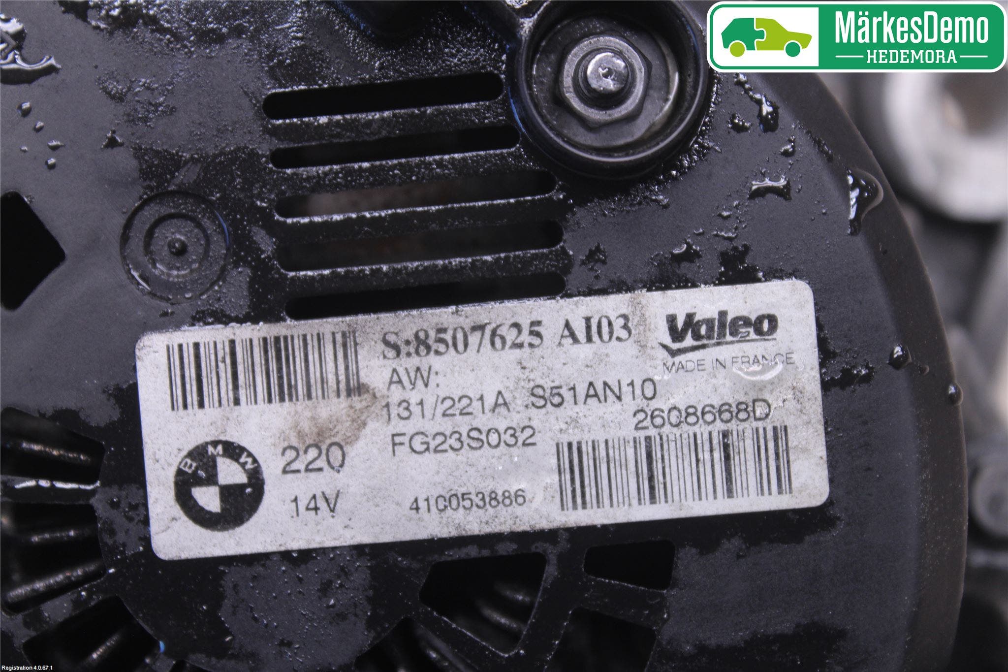 BMW X3 F25 10-17 Generator
